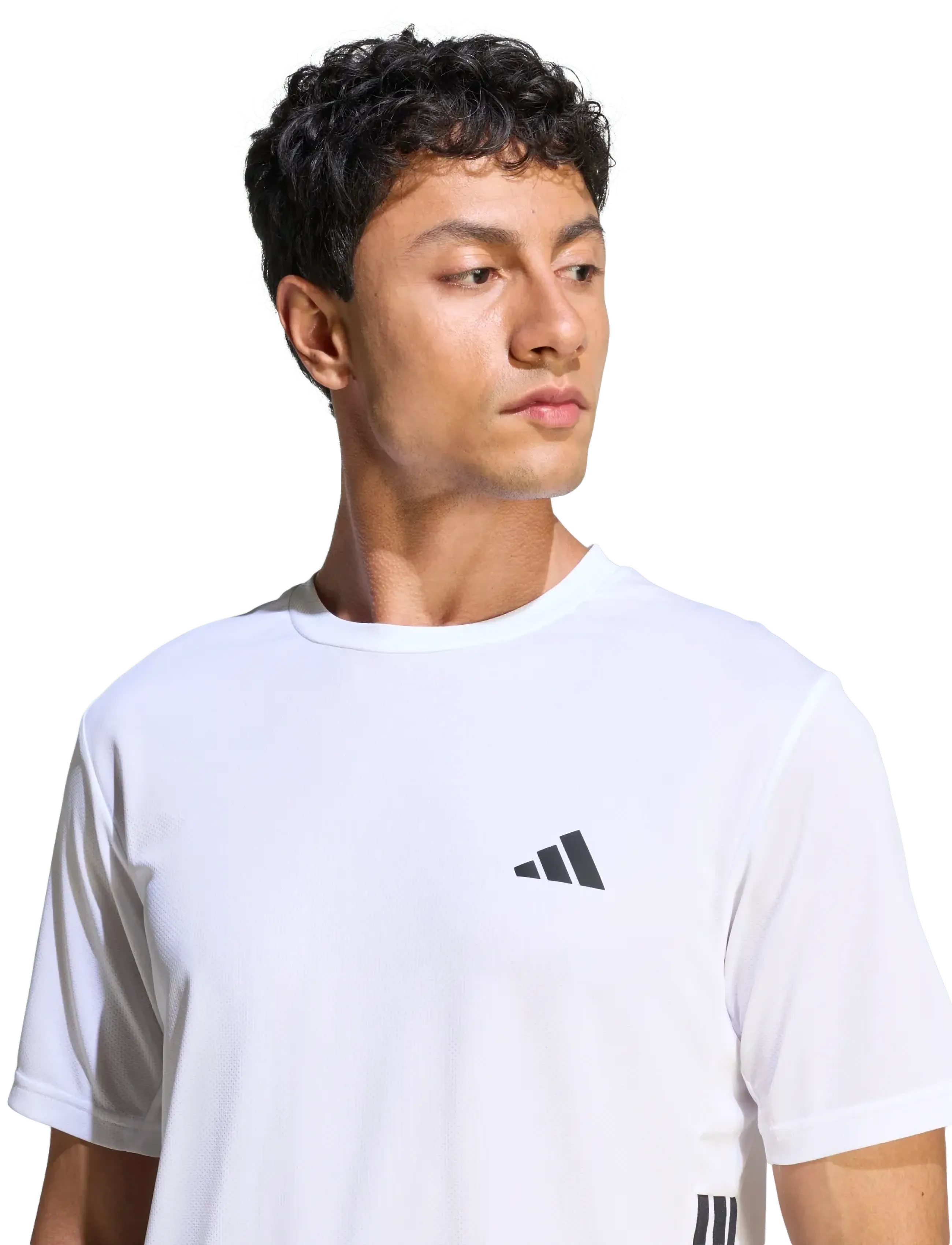 adidas Performance - WE BAS 3S T - t-särgid - white/black - 3