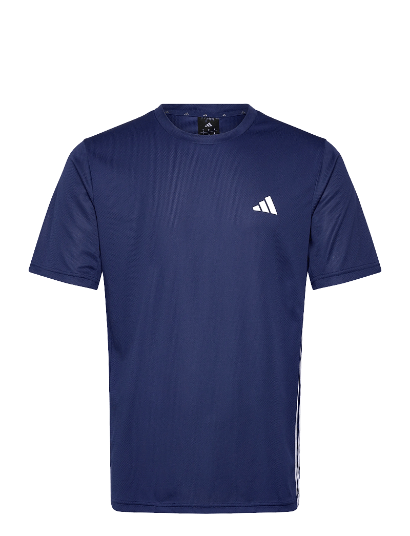 adidas Performance - WE BAS 3S T - t-shirts - dkblue/white - 0