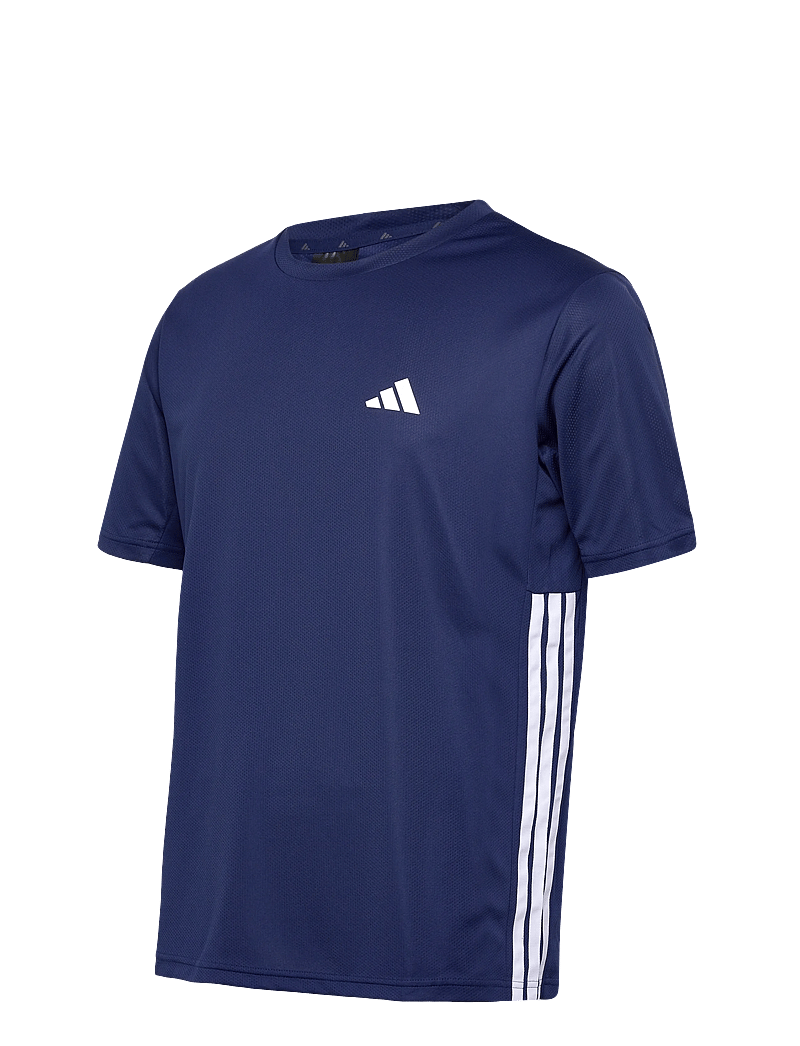 adidas Performance - WE BAS 3S T - t-shirts - dkblue/white - 2