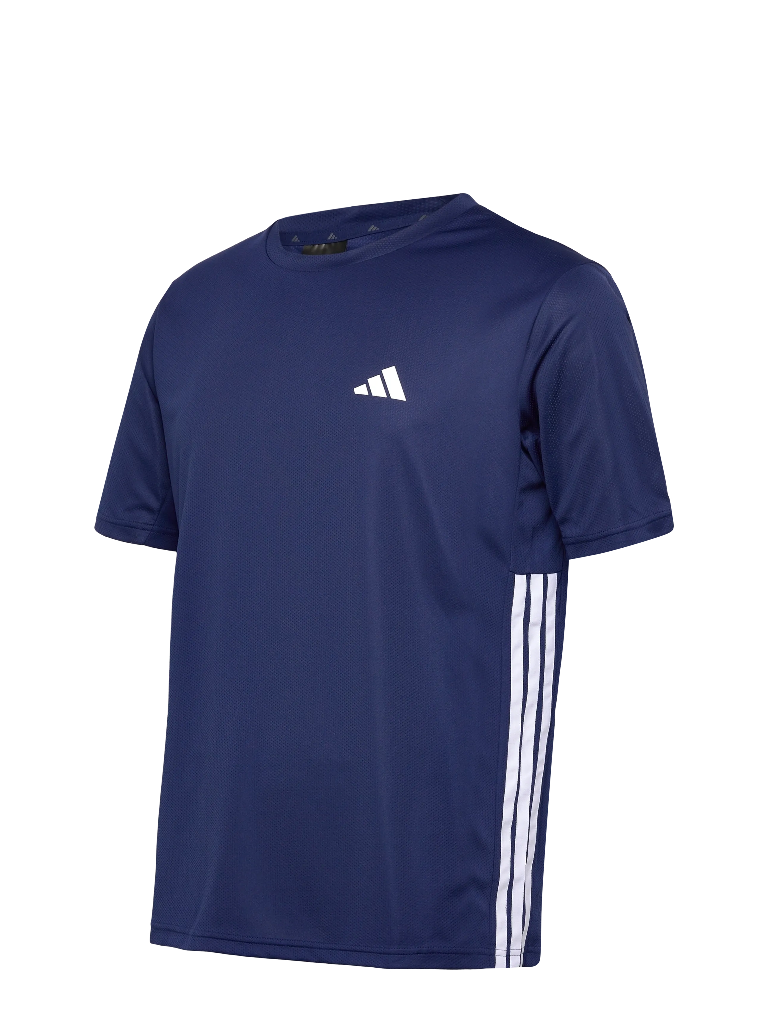 adidas Performance - WE BAS 3S T - t-shirts - dkblue/white - 2