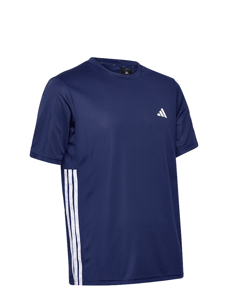 adidas Performance - WE BAS 3S T - t-shirts - dkblue/white - 3