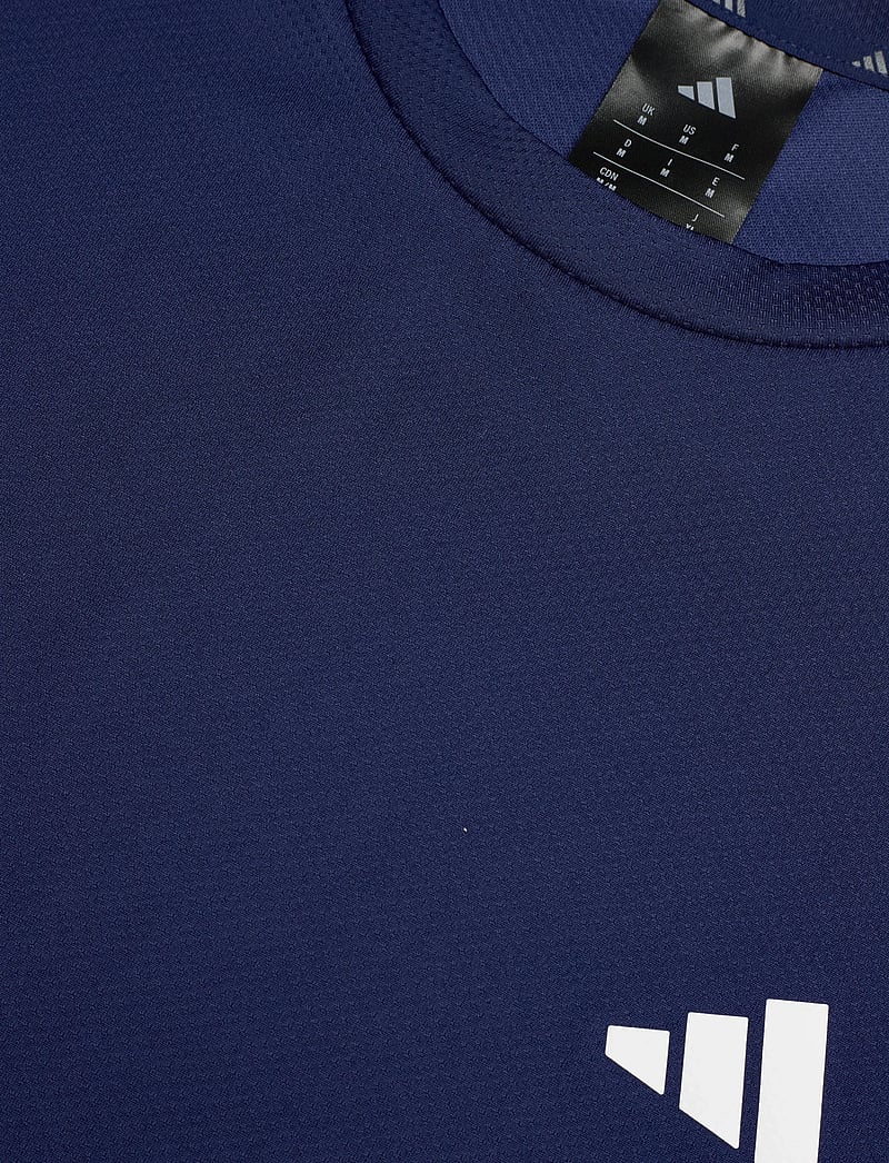 adidas Performance - WE BAS 3S T - t-shirts - dkblue/white - 4