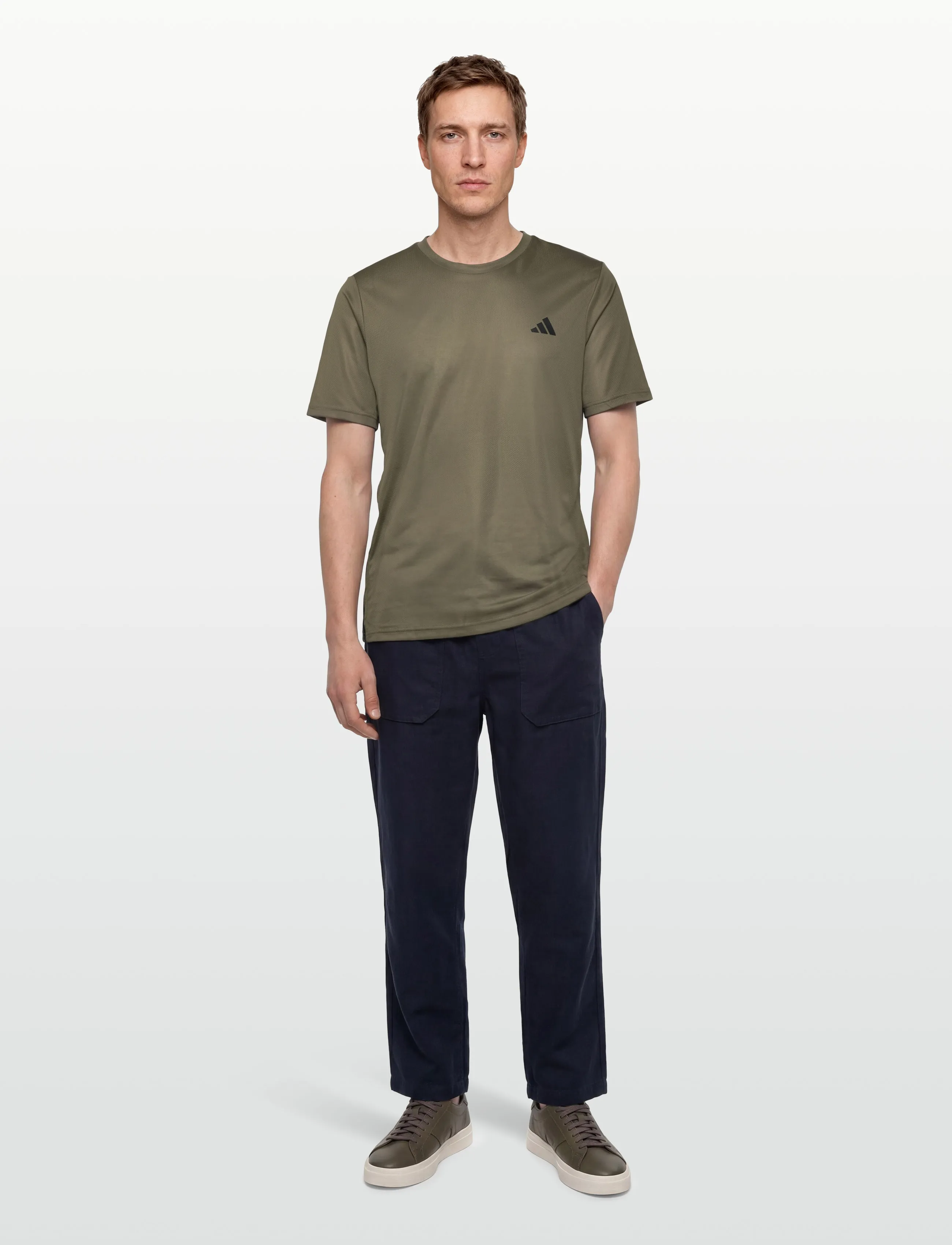 adidas Performance - WE BAS 3S T - t-krekli - olistr/black - 0