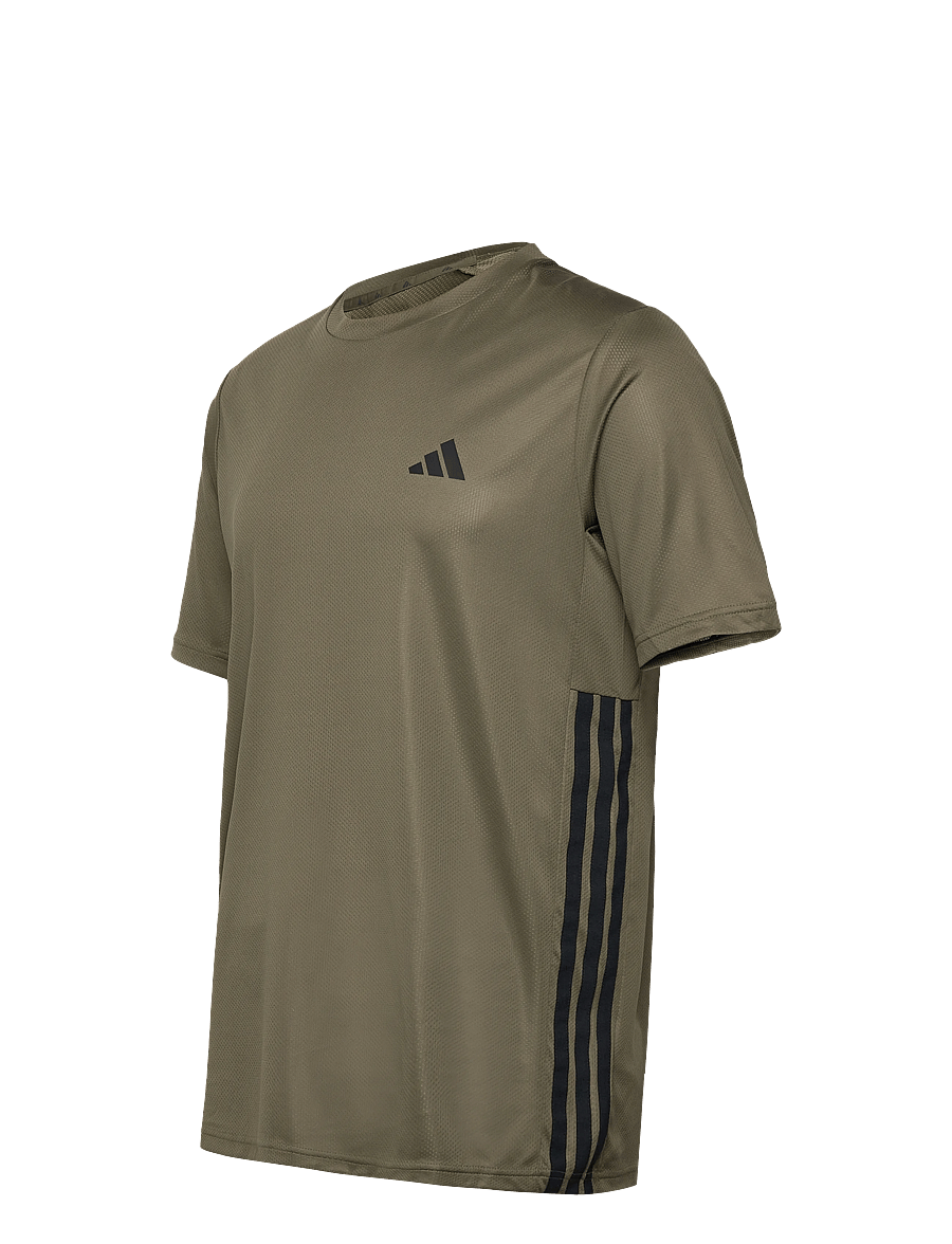 adidas Performance - WE BAS 3S T - t-shirts - olistr/black - 2