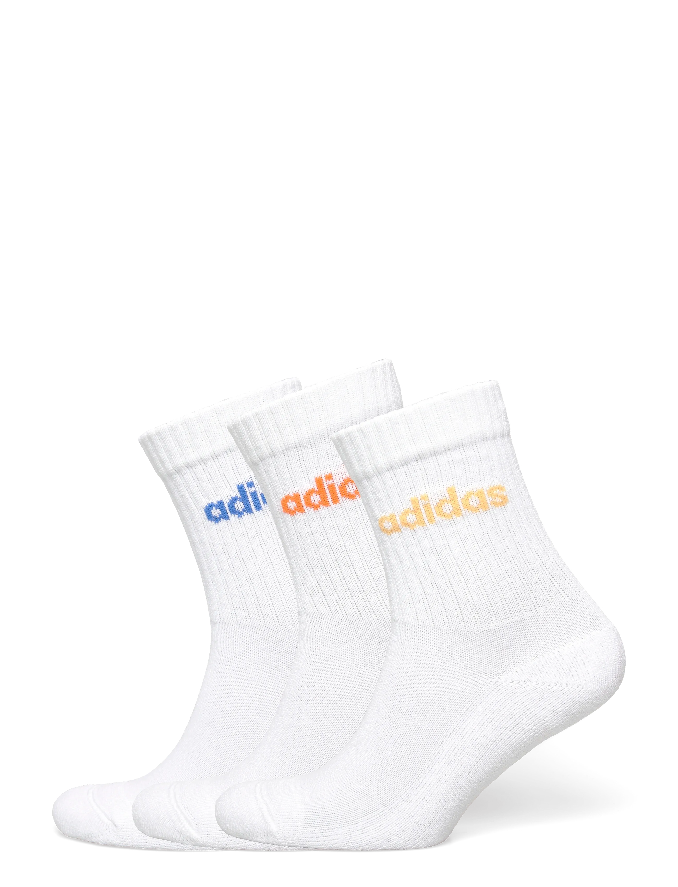 adidas Performance C LIN CREW 3P - adidas - WHITE/PUOR/SEMIIC/RAY / white