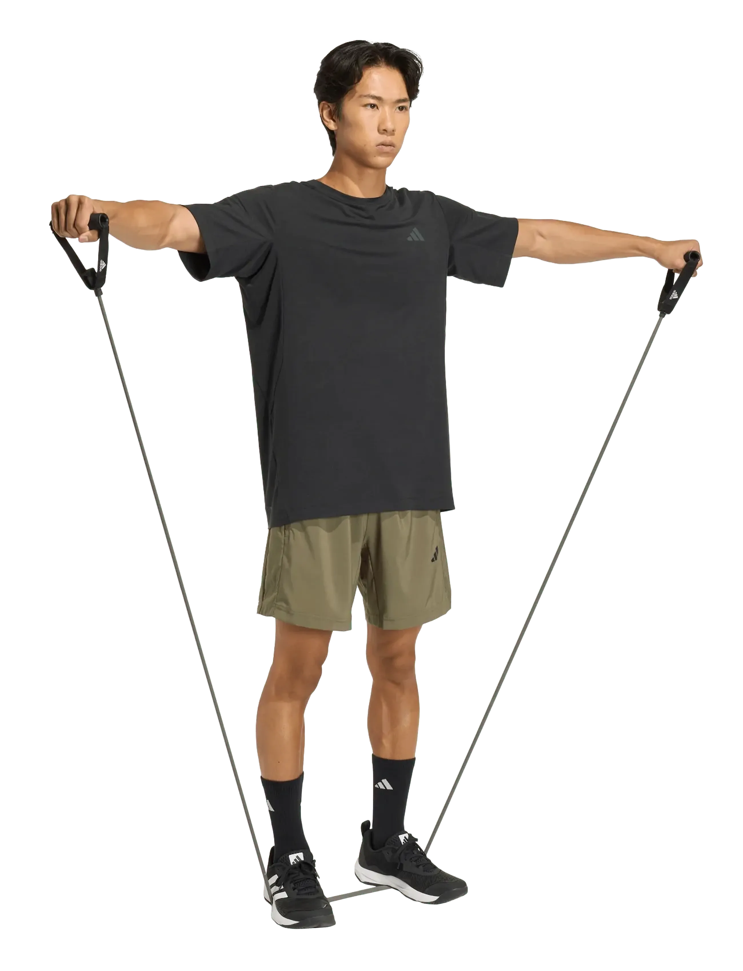 adidas Performance We Bas Wv Sho, Mænd, Vævede Shorts, Kakigrøn, Str: XXL 18 cm