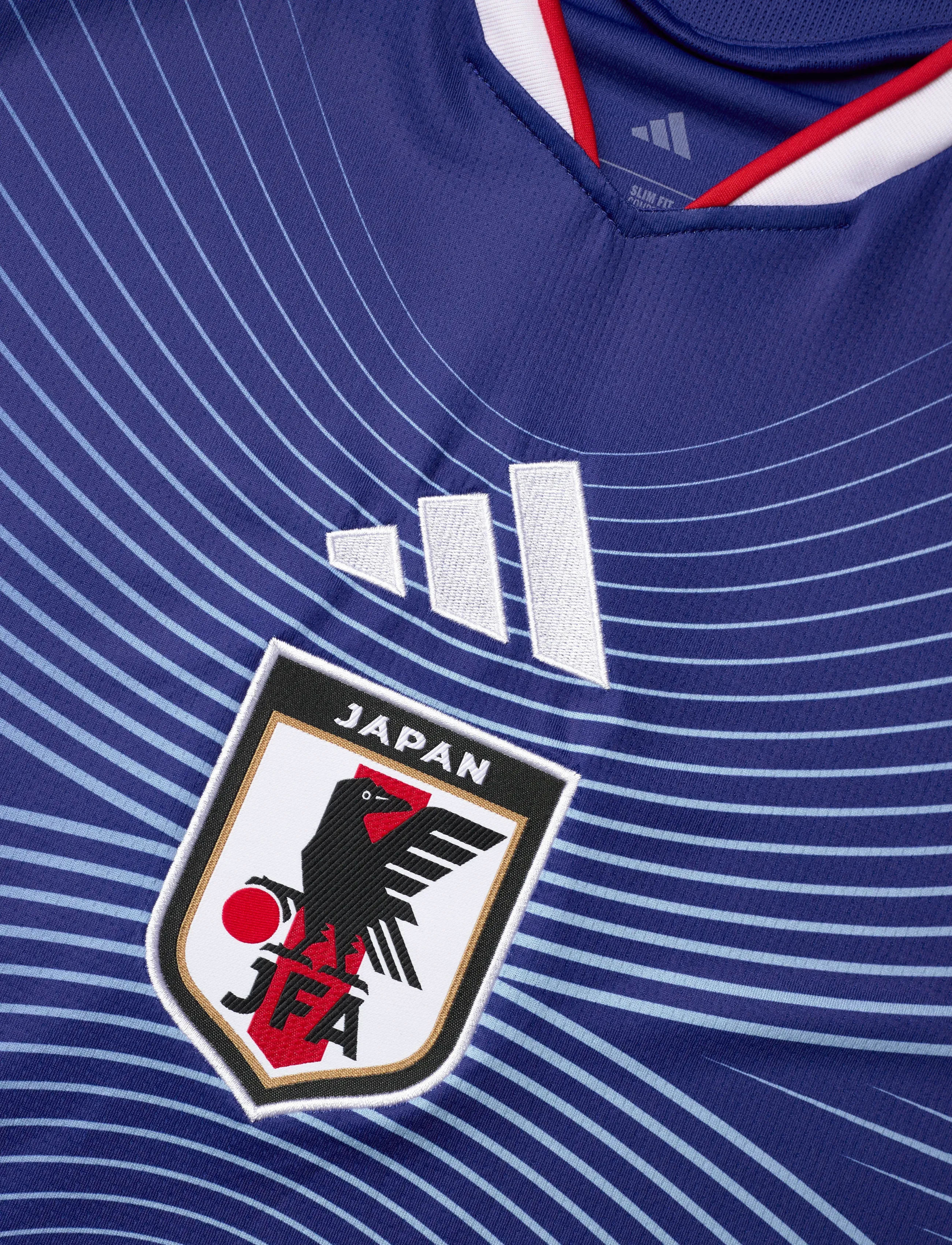 adidas Performance - JFA H JSY - fodboldtrøjer - japblu/ashblu - 4