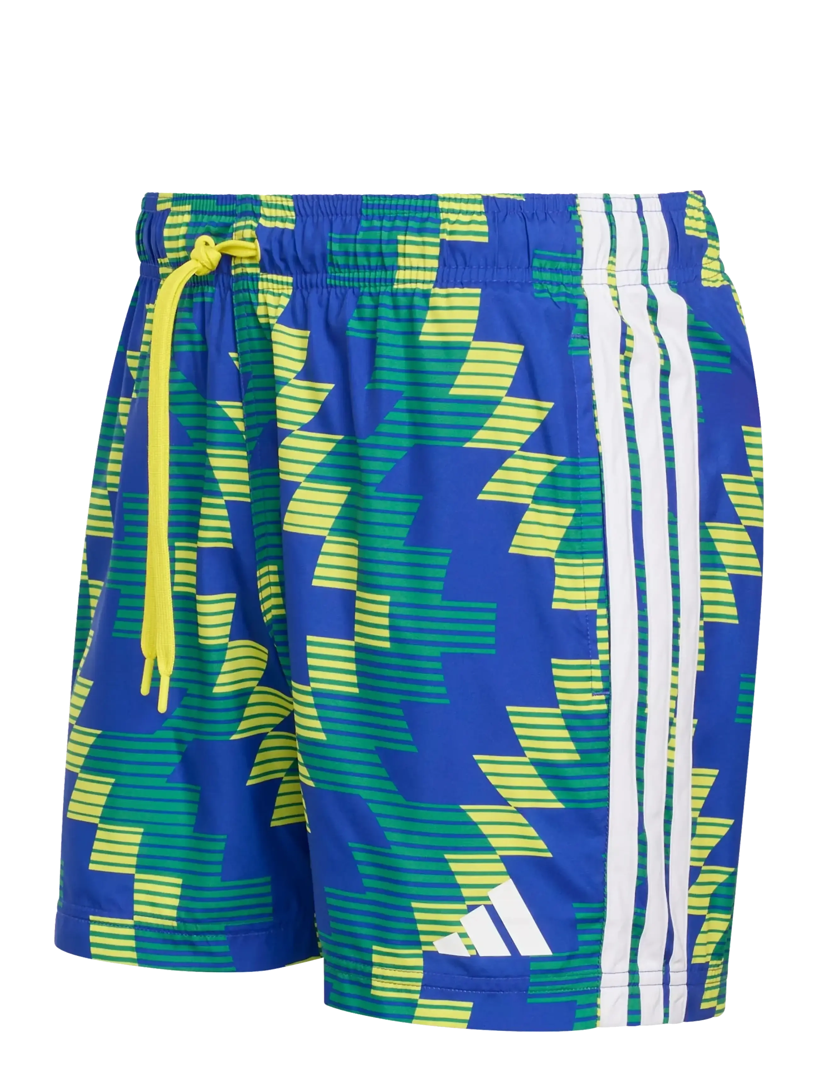 adidas Performance FB AOP SH 5IN - Badetøy - BYELLO/WHITE / blue