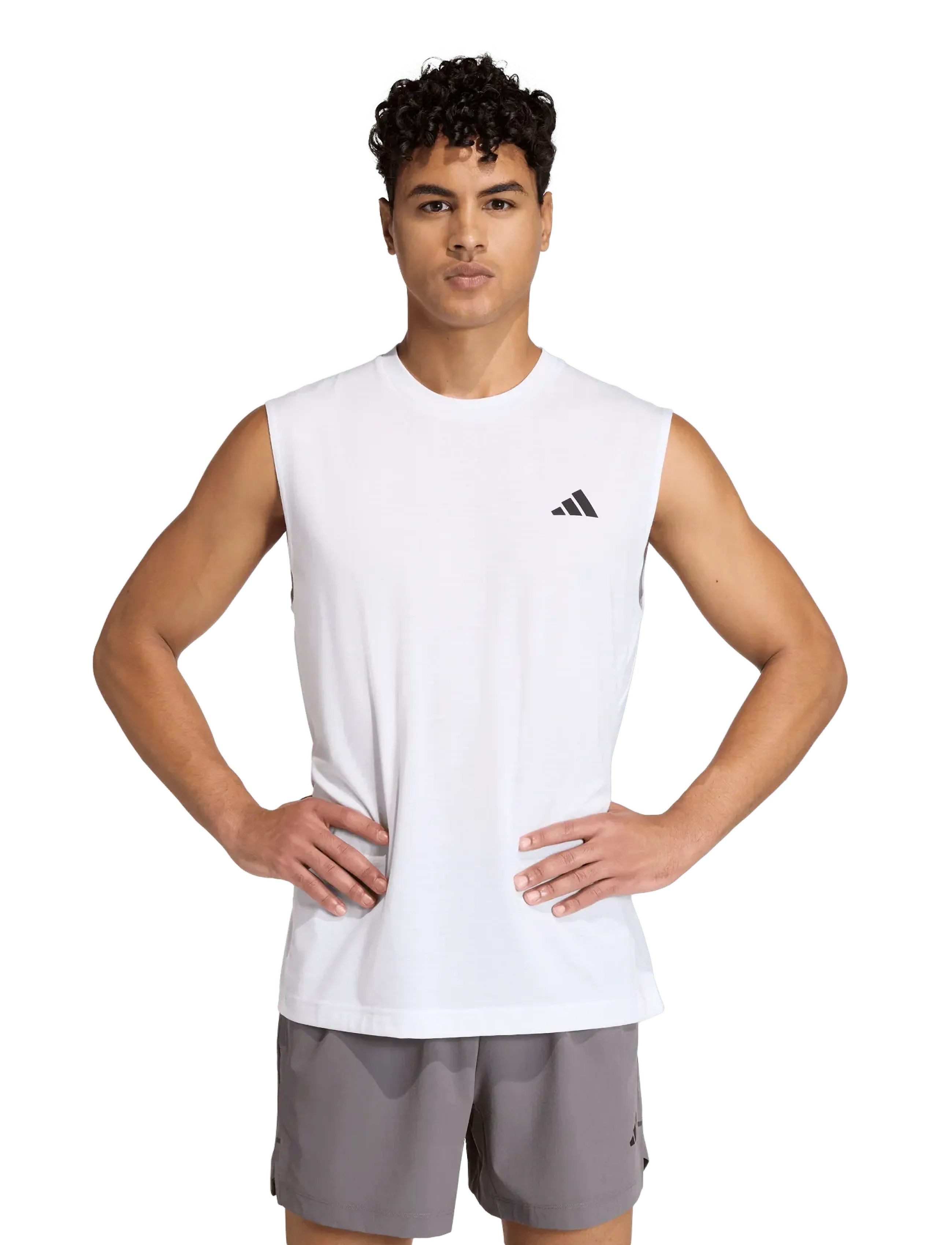 adidas Performance - WE FR SL T - tank tops - white - 2