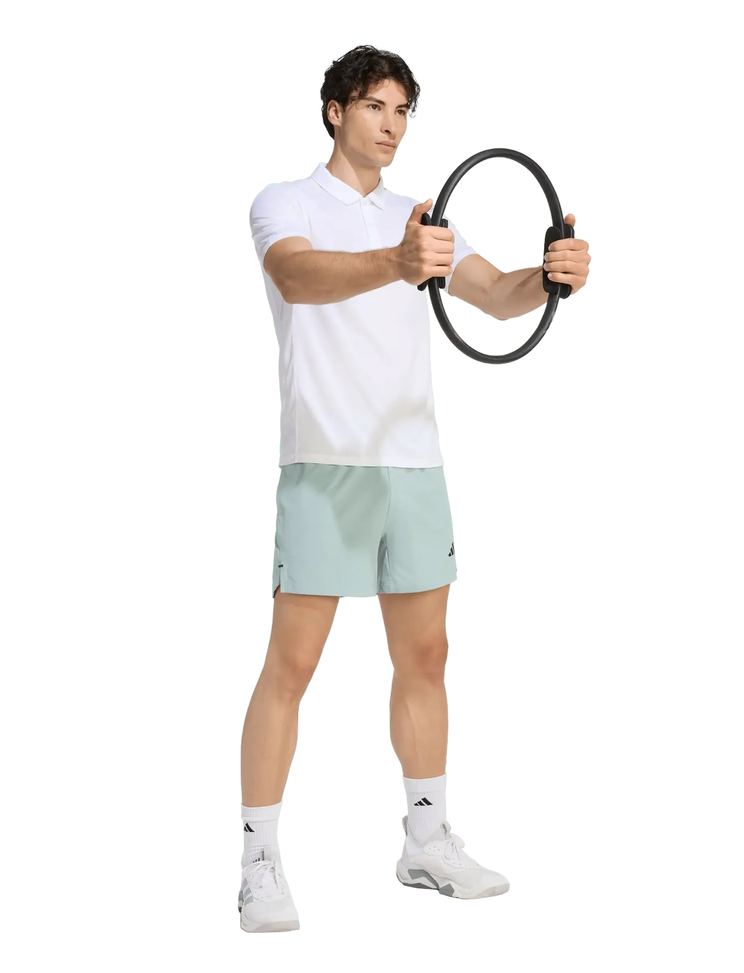 adidas Performance We Bas Polo, Poloshirt, Hvid, Str: S