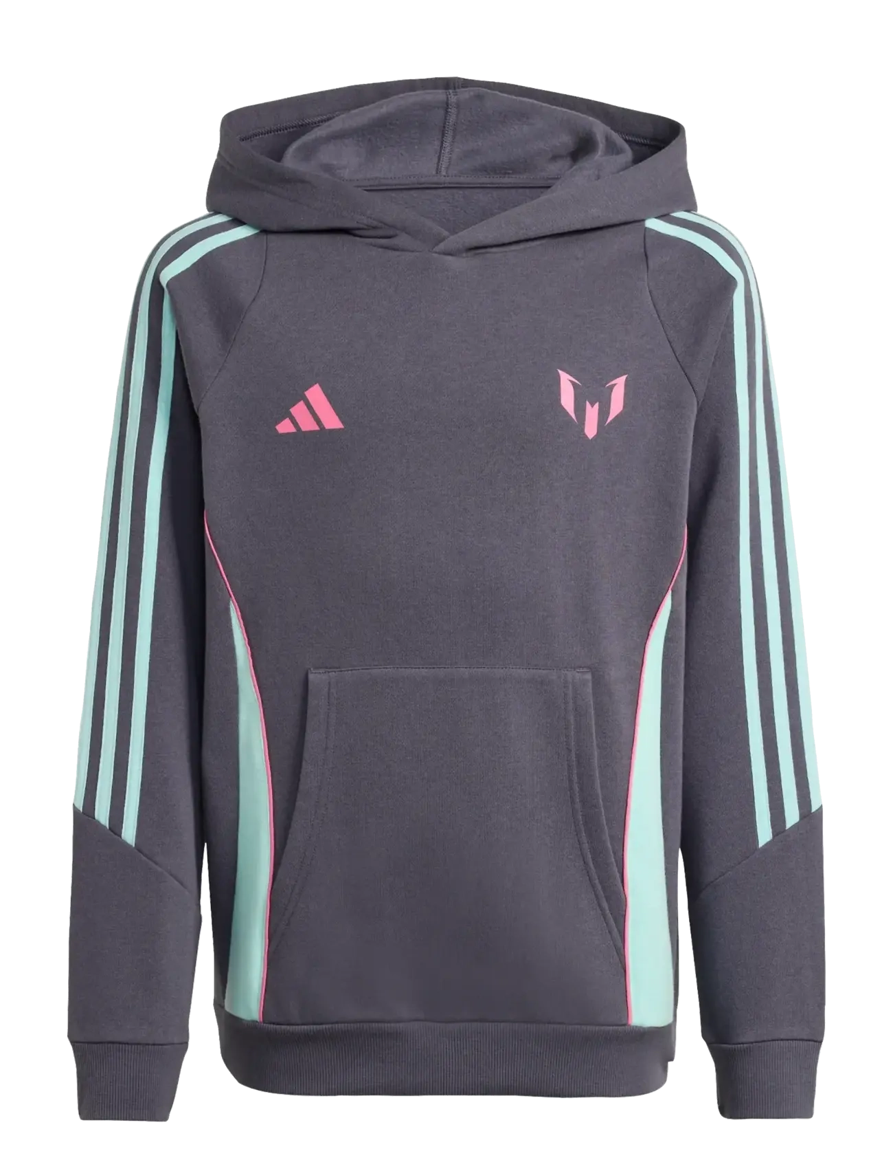 adidas Performance MESSI HOODY Y - Sweatshirts & Hættetrøjer - AUON / grey