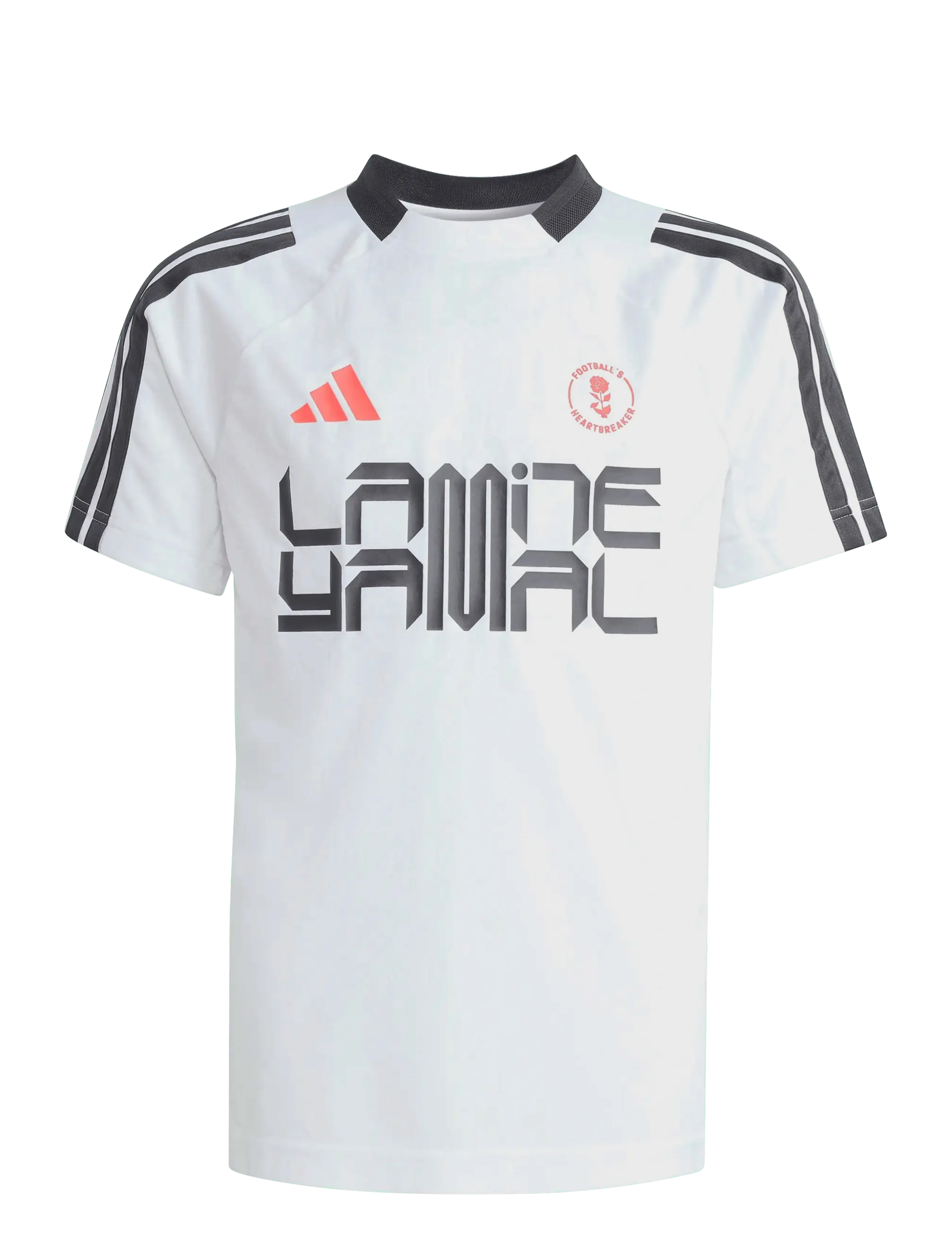 adidas Performance LY HOT TEE Y - Football shirts - WHITE / white