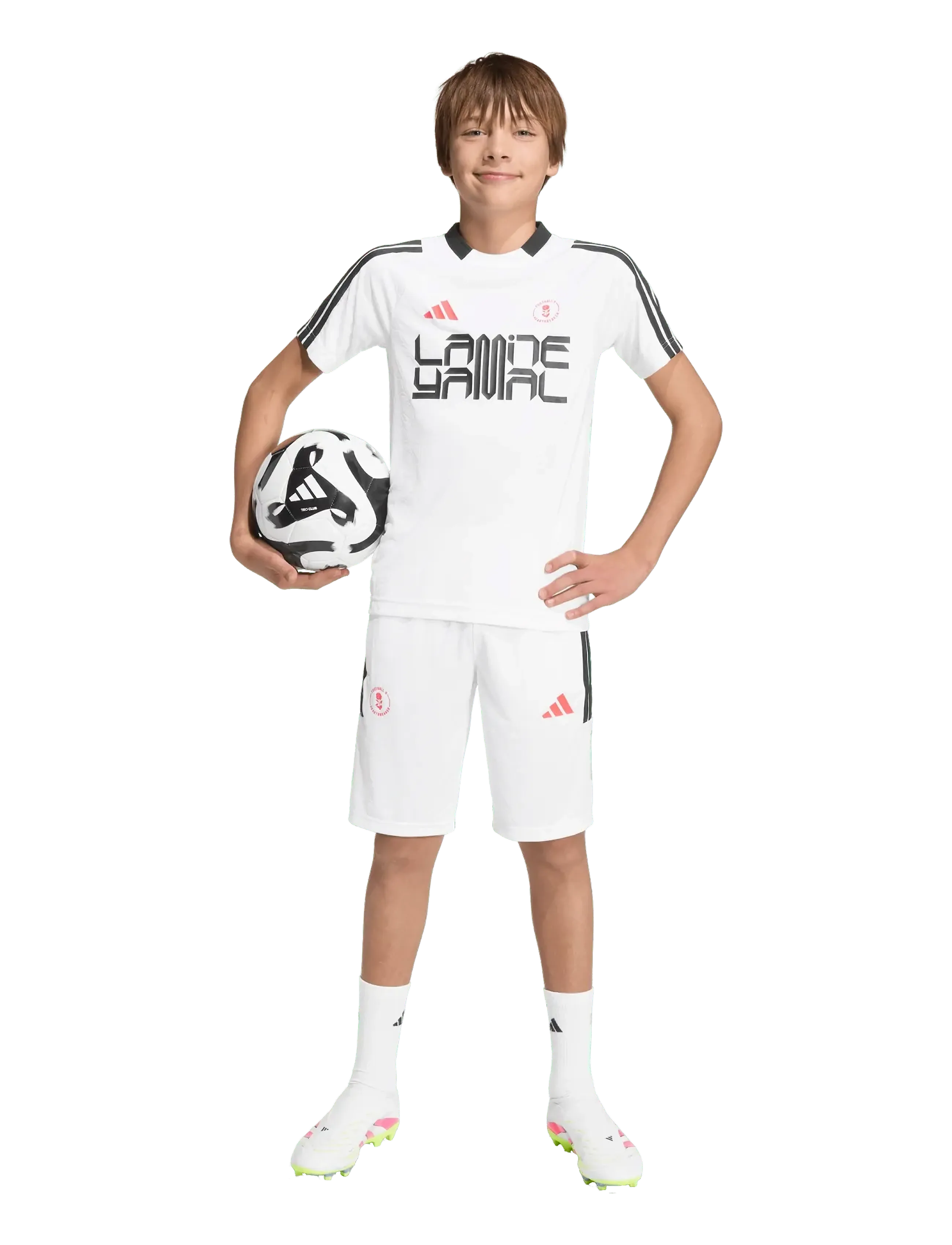 adidas Performance LY HOT TEE Y - Clothing - WHITE / white