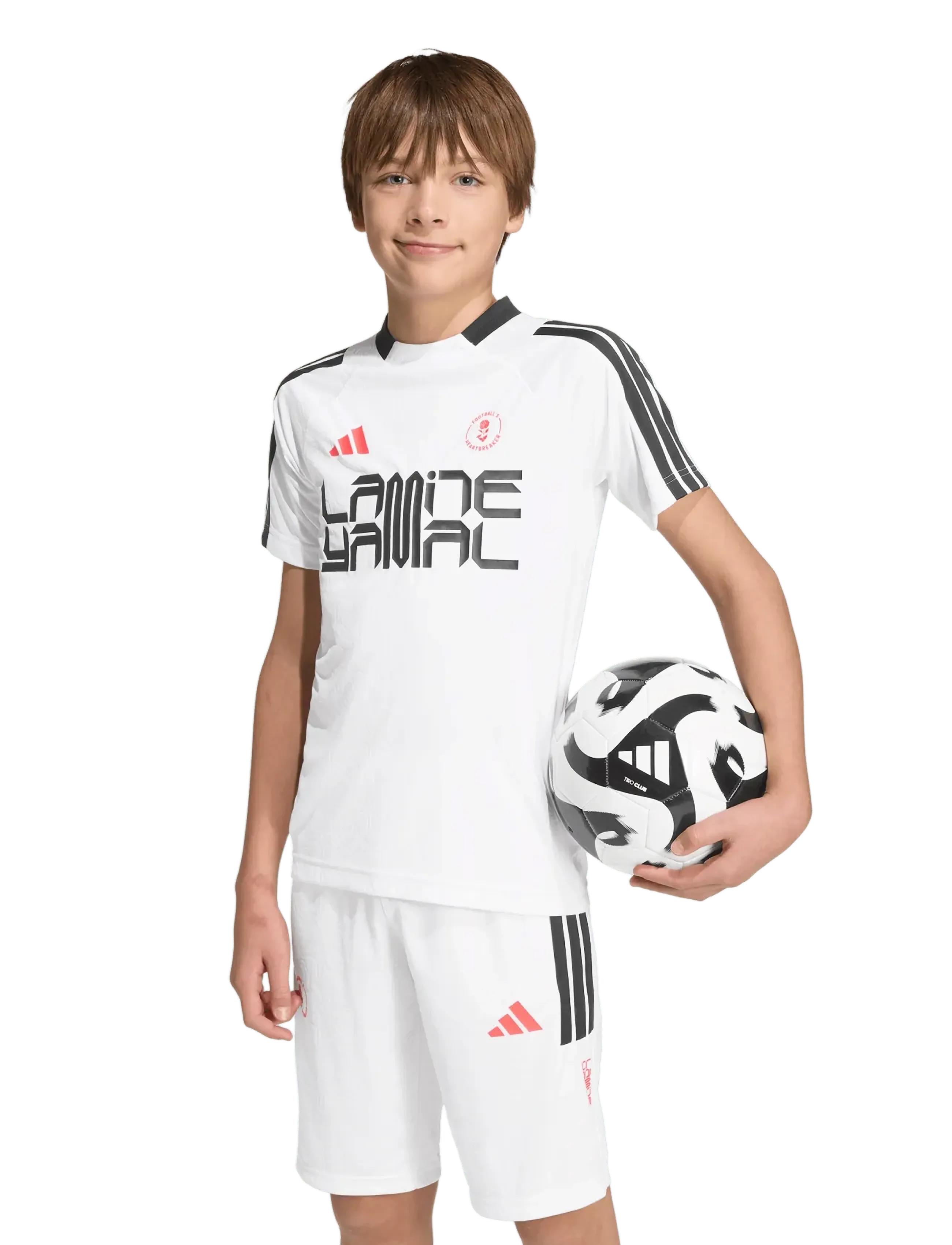 adidas Performance - LY HOT TEE Y - sports tops - white - 4
