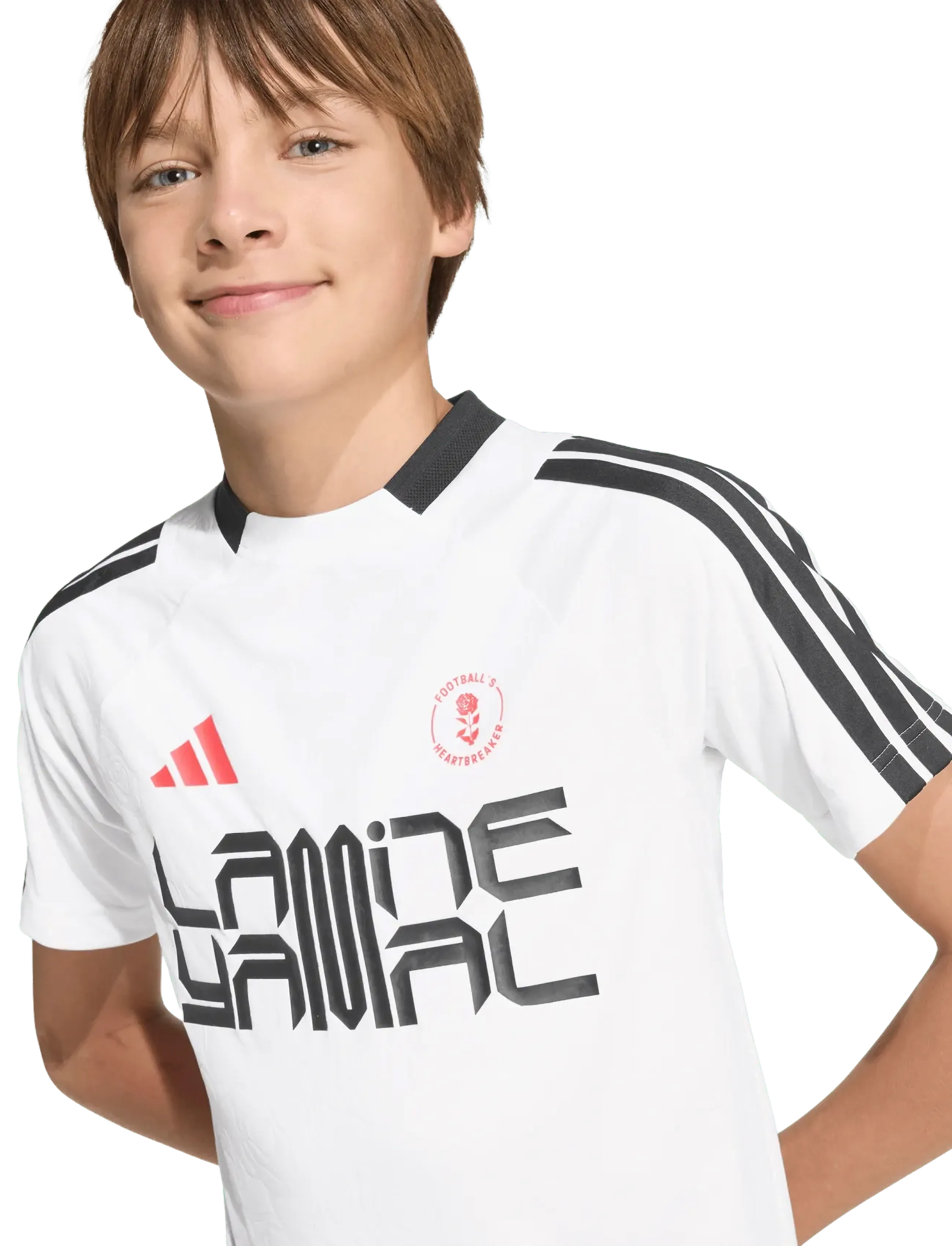adidas Performance - LY HOT TEE Y - sports tops - white - 5