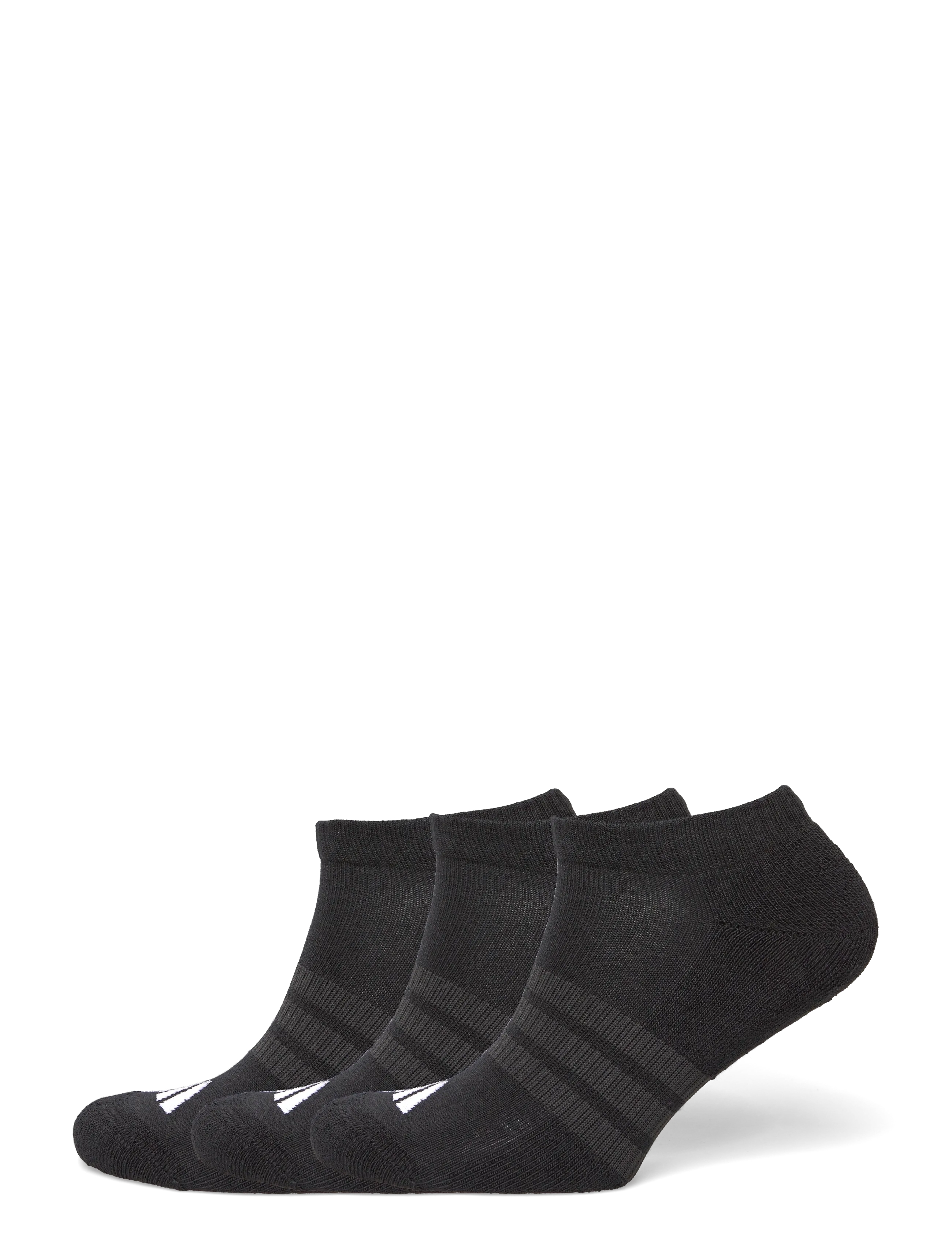 adidas Performance C ESS LOW 3P - Strømper - BLACK/BLACK/WHITE / black