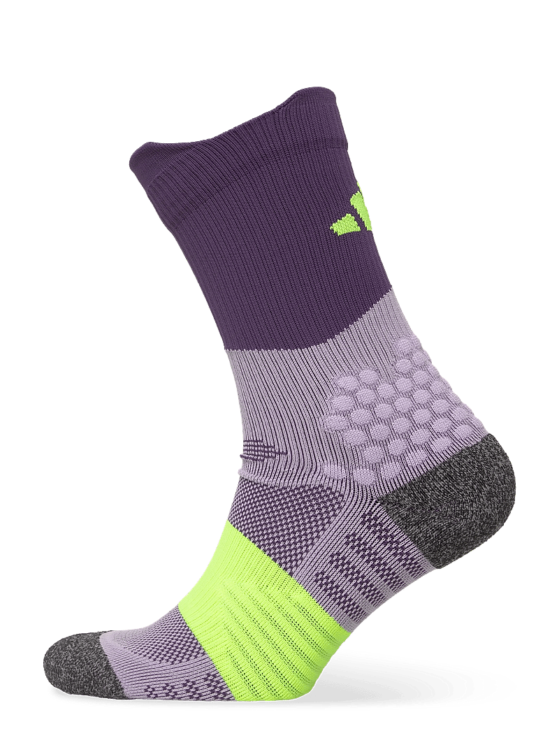 adidas Performance - RUNxBOOST Sock - strümpfe - powplu/aurplu/syello - 0