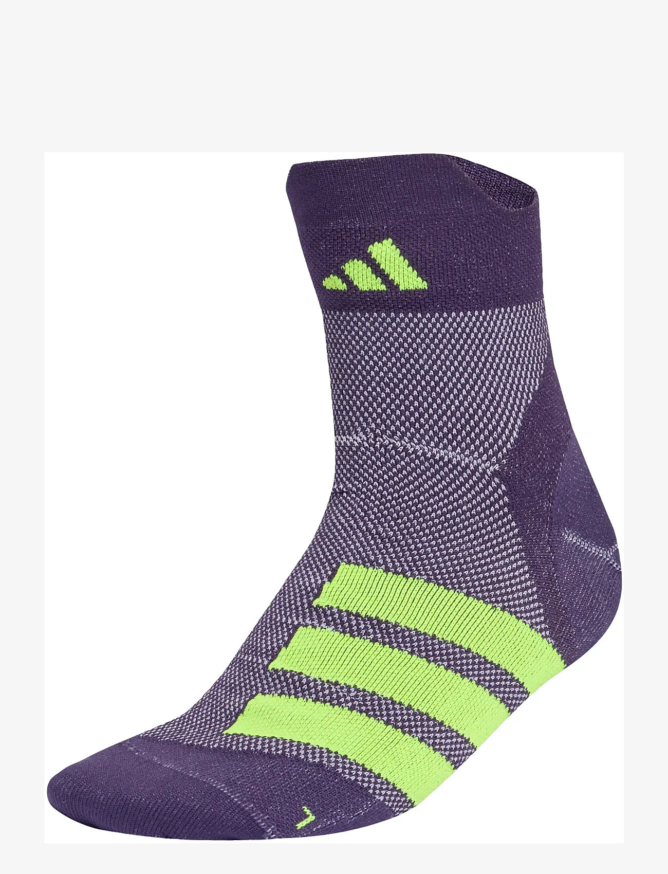adidas Performance - RUNxADIZEROSock - sport socks - aurplu/white/syello - 0