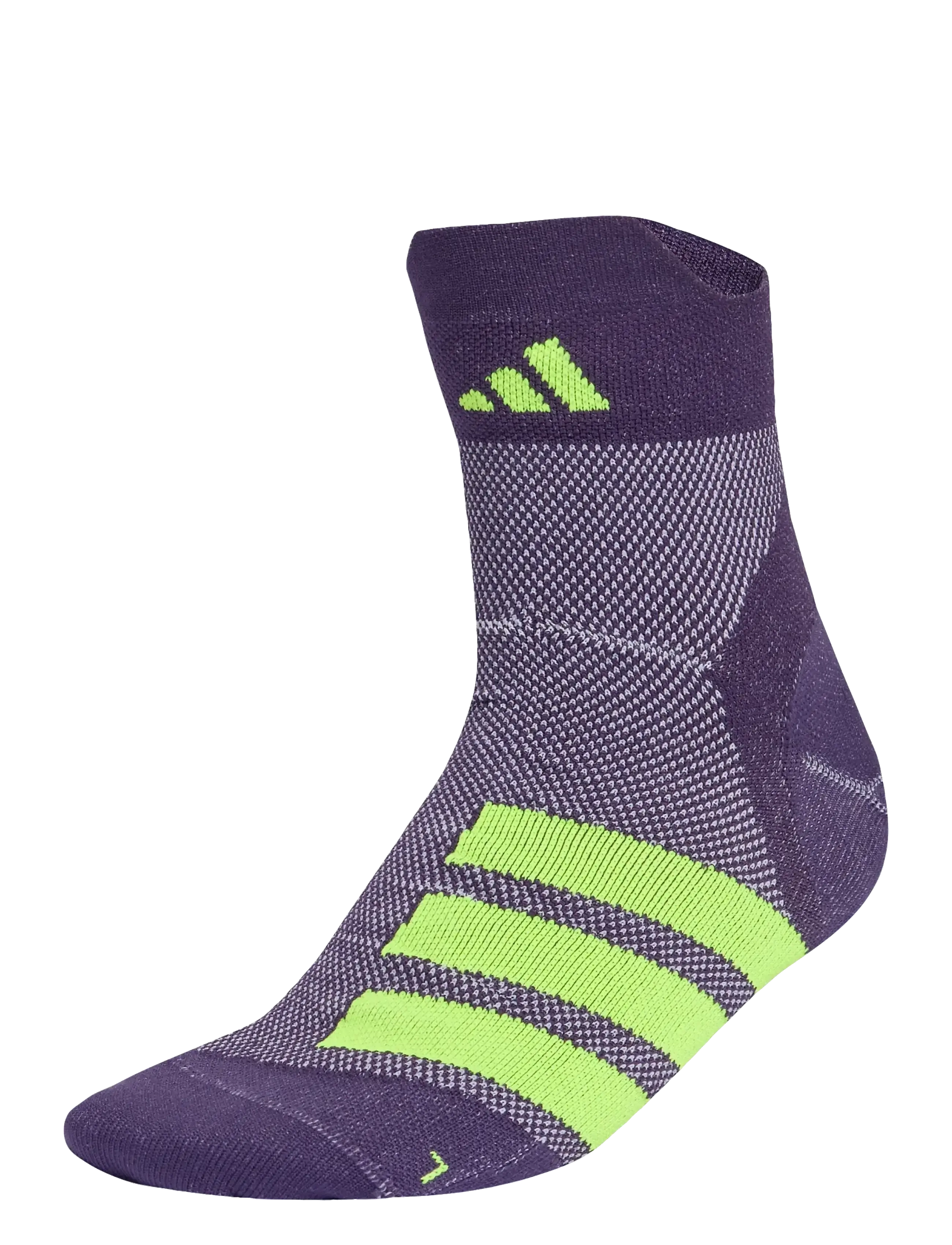 adidas Performance RUNxADIZEROSock - Vetements - AURPLU/WHITE/SYELLO / purple