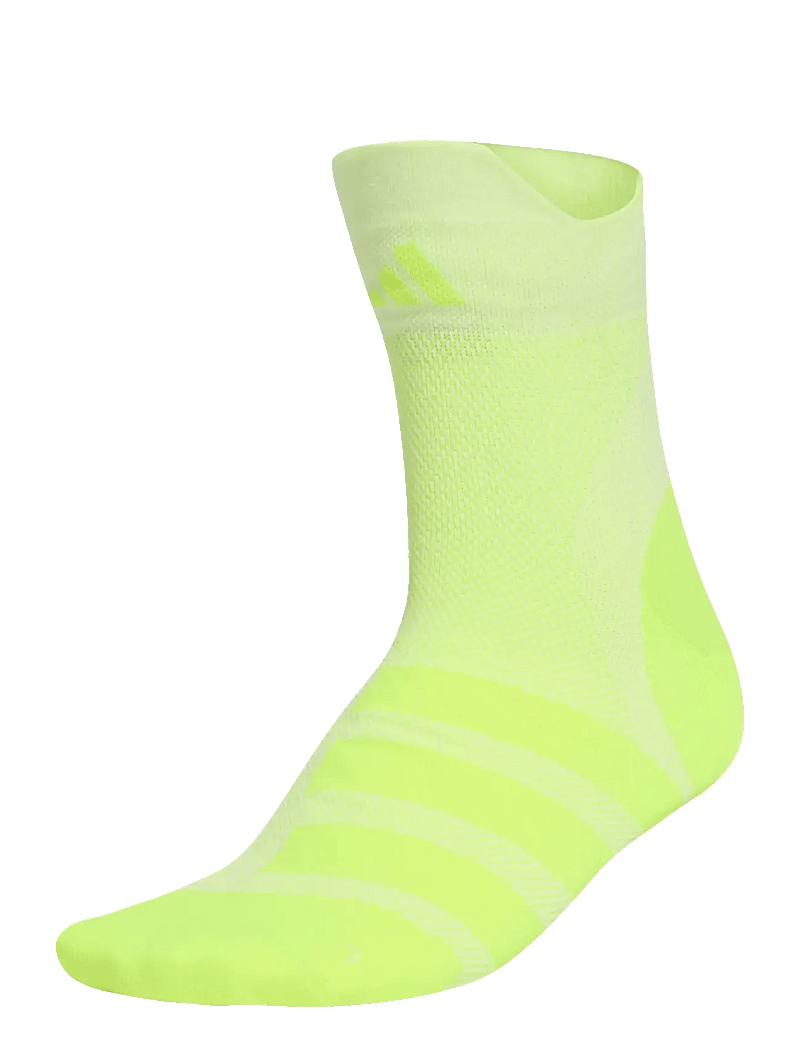 adidas Performance - RUNxADIZEROSock - sport socks - white/syello/syello - 0