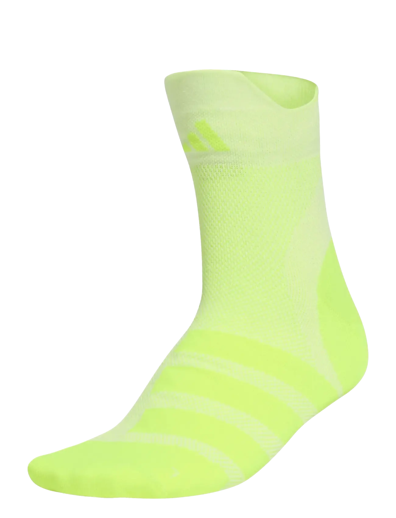 adidas Performance RUNxADIZEROSock - Riided - WHITE/SYELLO/SYELLO / yellow