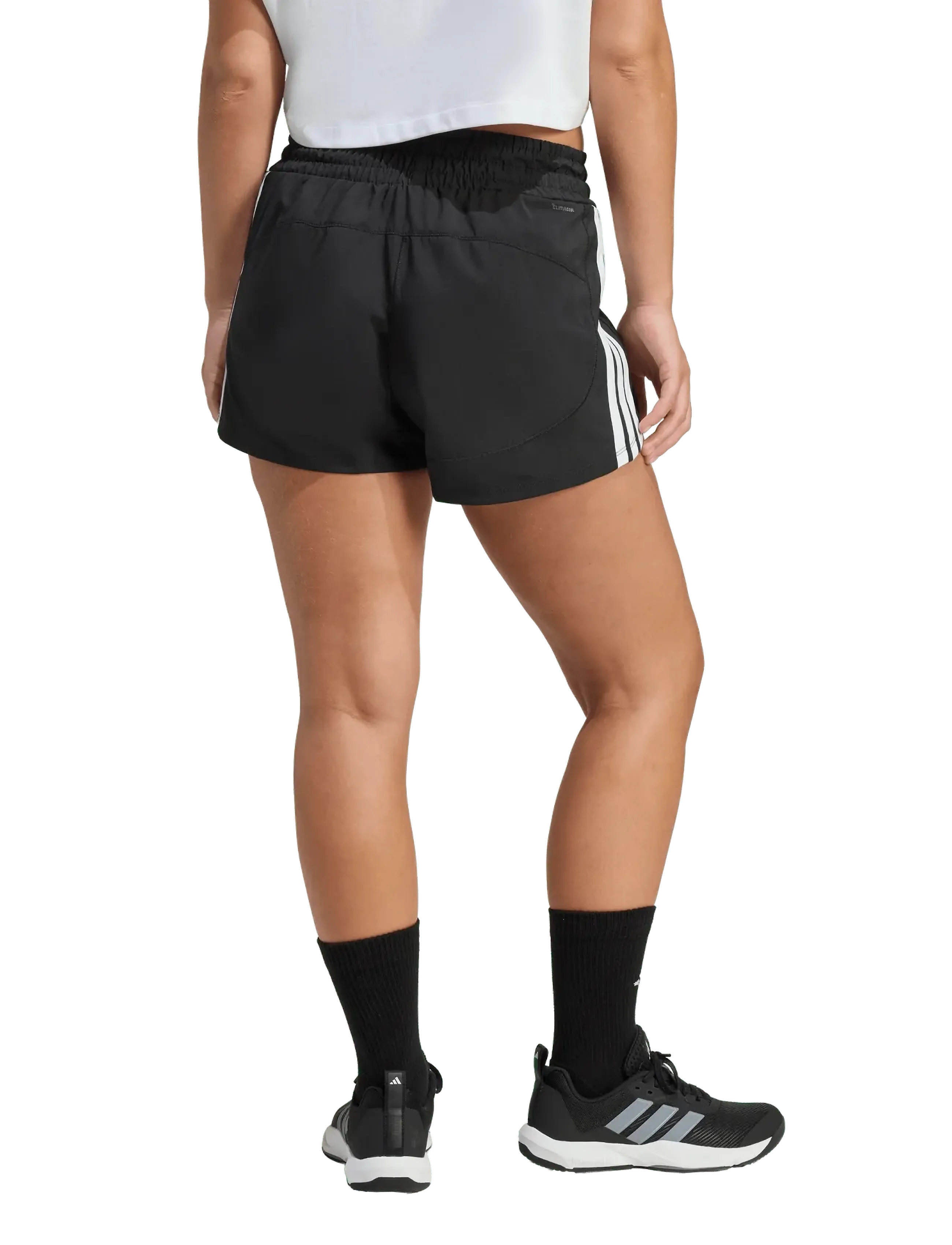 adidas Performance - PACER HIGH W - träningsshorts - black/white - 4