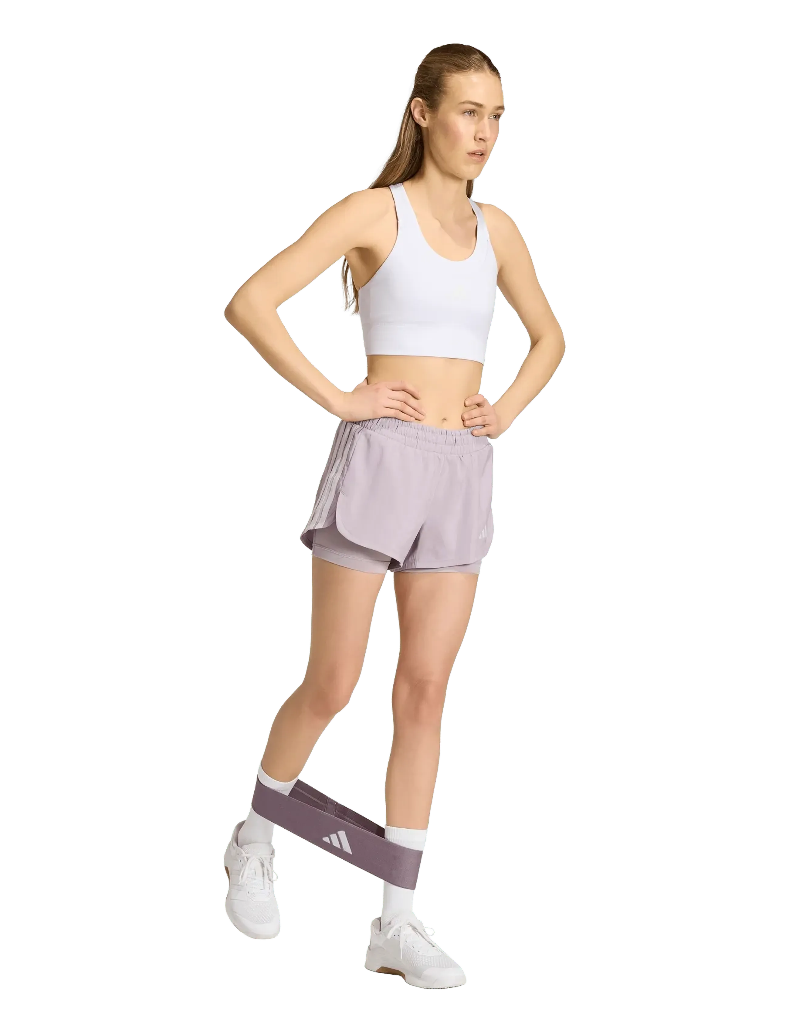 adidas Performance PACER 2IN1 - Shorts - PRLOFI / purple