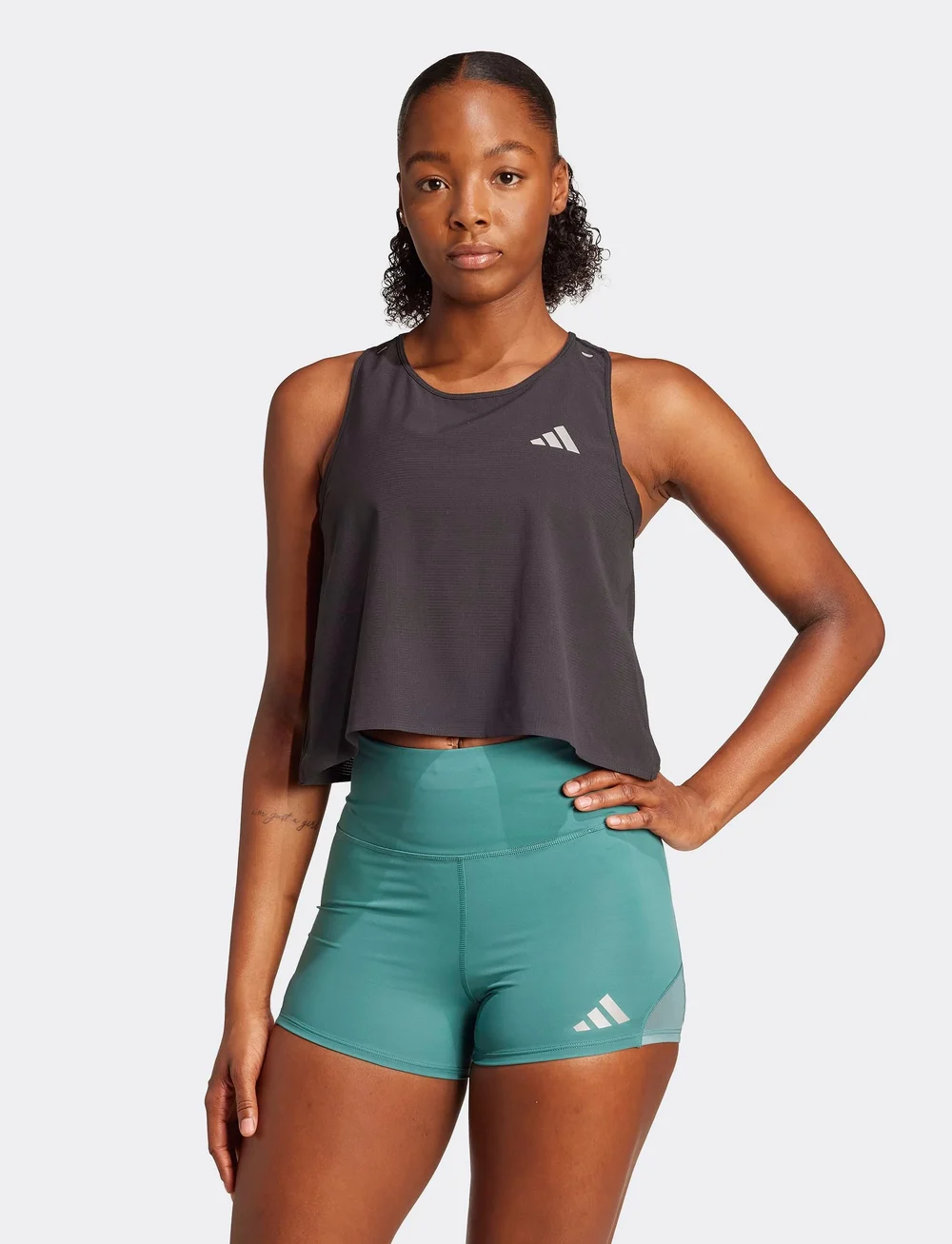 adidas Performance - adi365 Crop W - topjes - black - 0