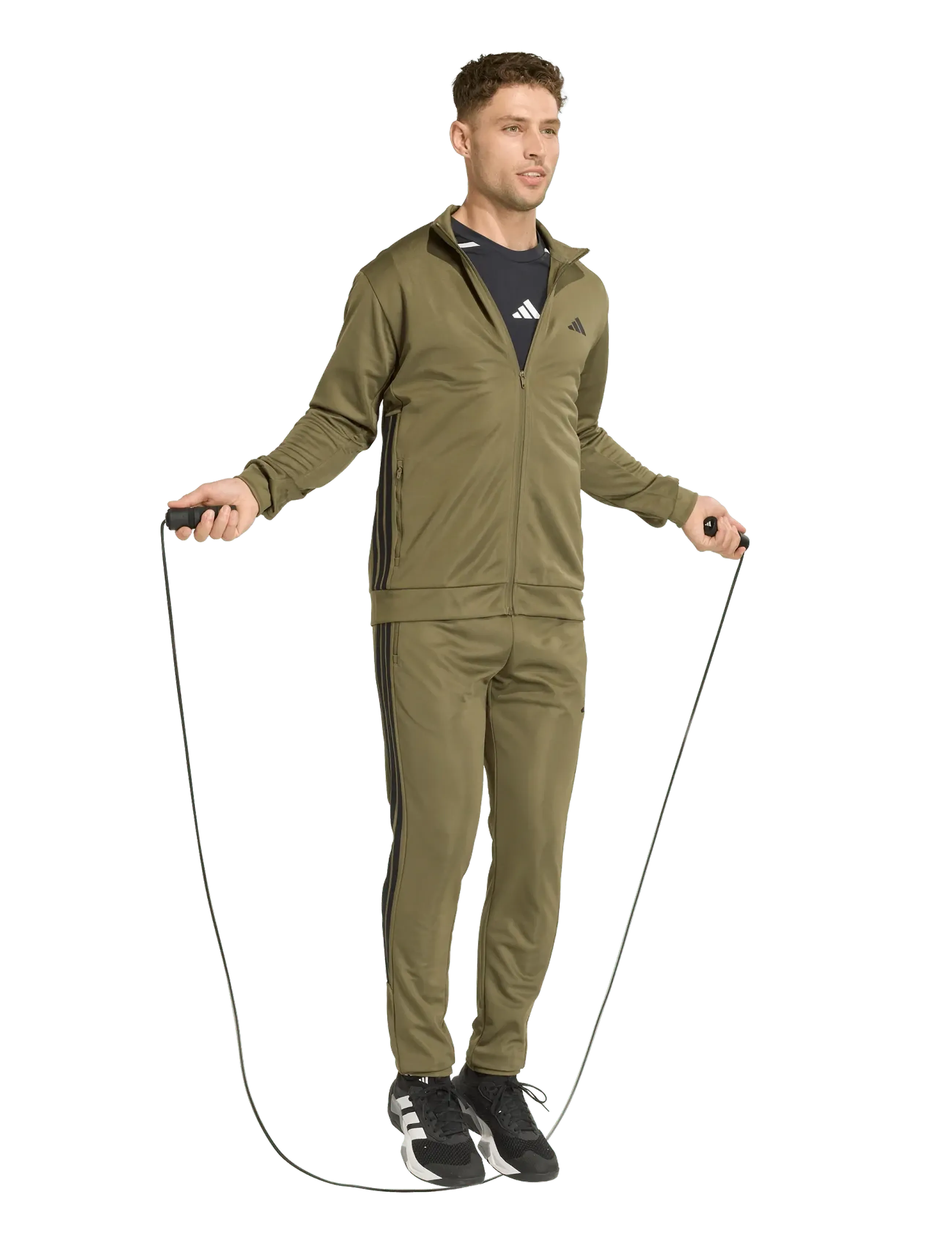 adidas Performance We Allset 3S Tt, XL, Sport Jackets, Khakigrün - Training Männerswear