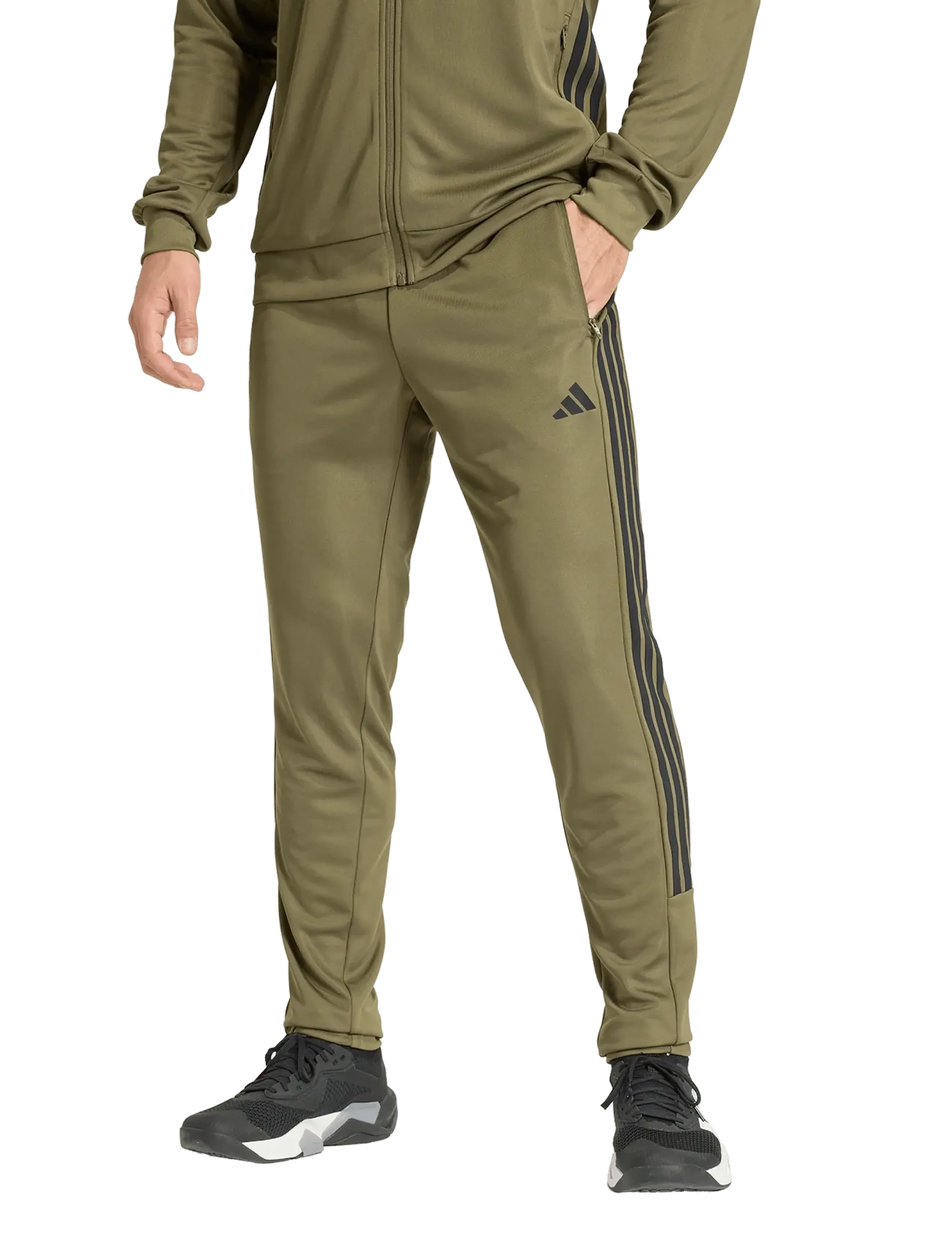 adidas Performance - WE ALLSET 3S PT - sports pants - olistr/black - 2