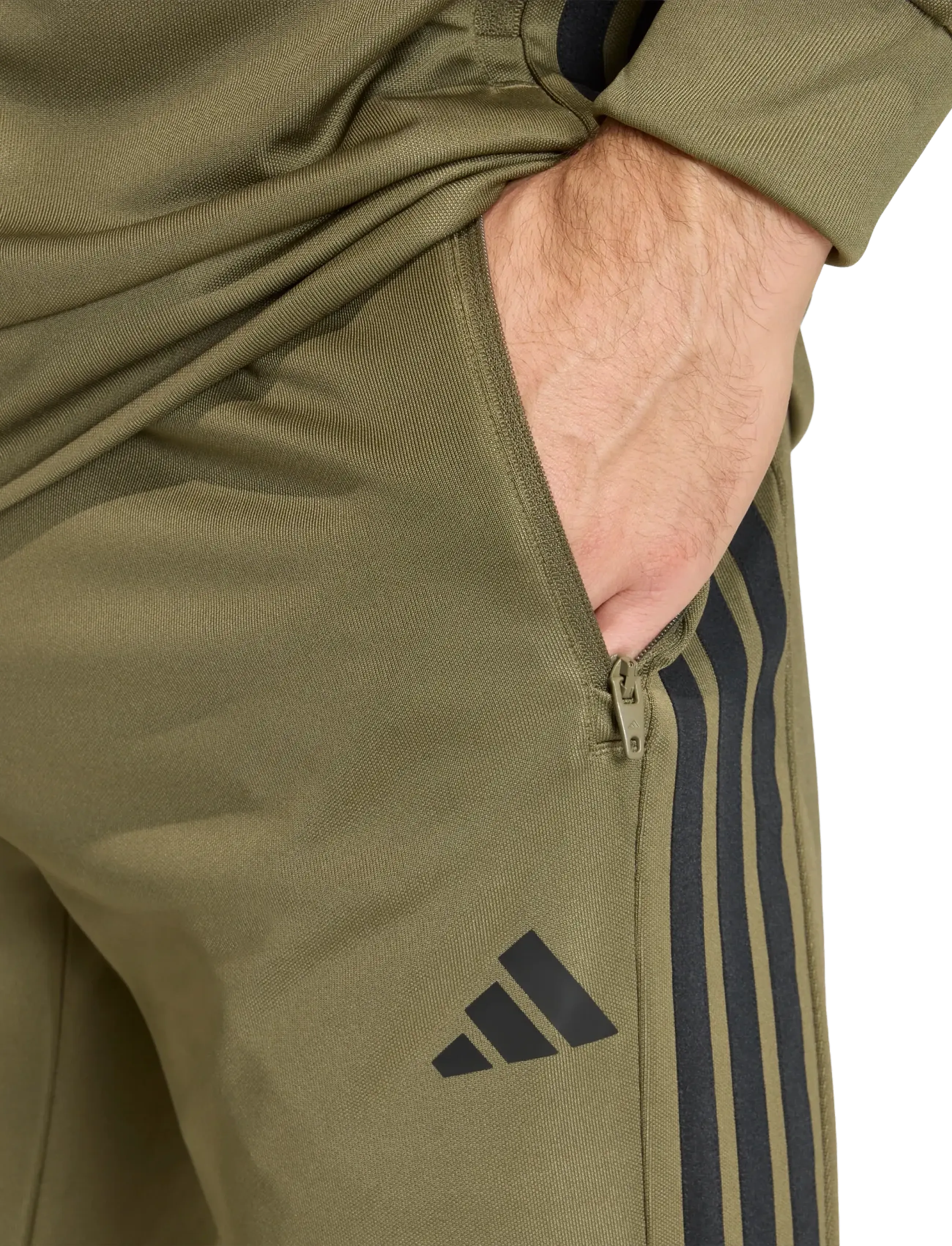 adidas Performance - WE ALLSET 3S PT - sports pants - olistr/black - 3