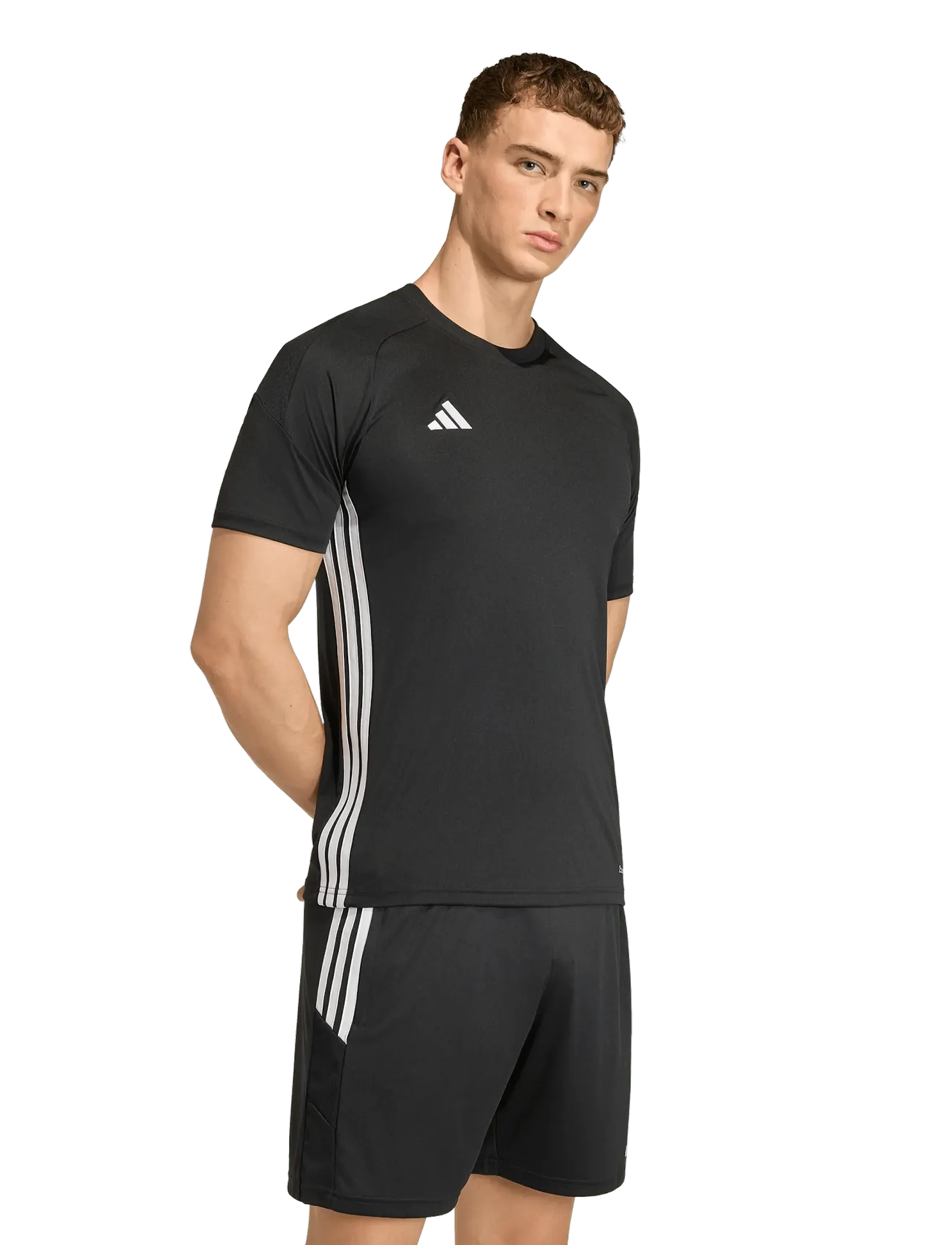 adidas Performance - TIRO ES JSY - tops & t-shirts - black/black/white - 3