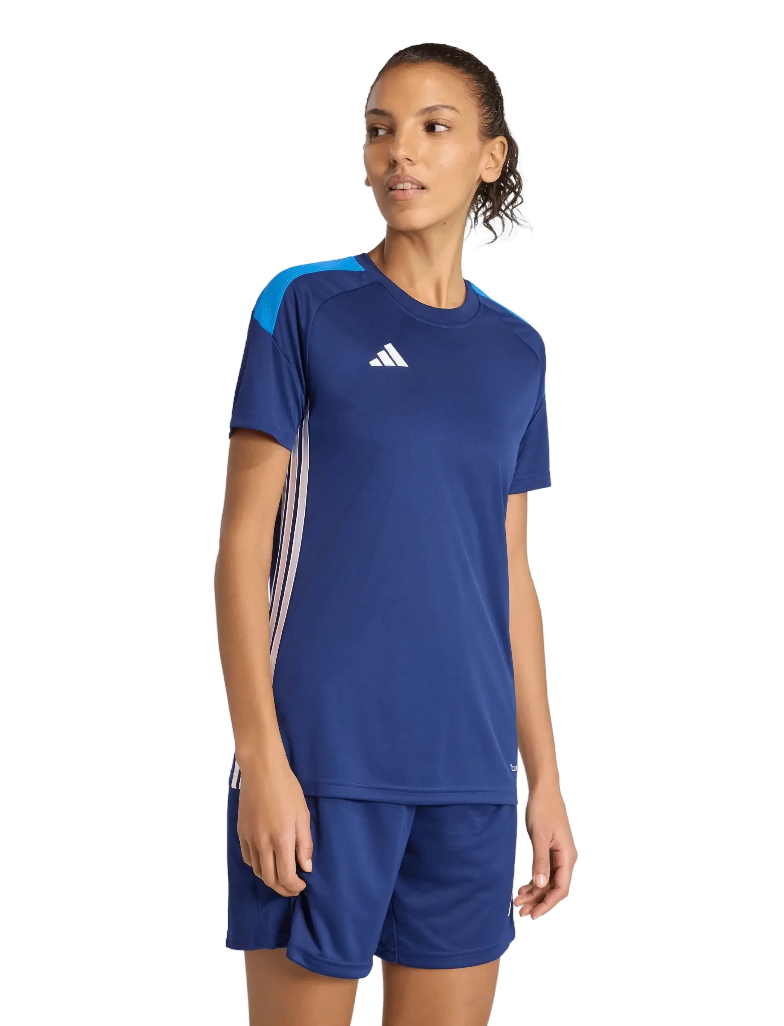 adidas Performance - TIRO ES JSY W - alussärgid ja t-särgid - dkblue/broyal/white - 3