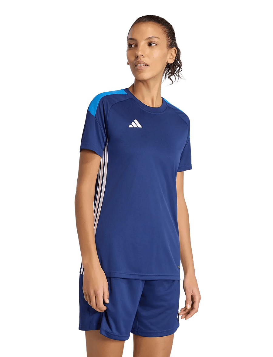 adidas Performance - TIRO ES JSY W - alussärgid ja t-särgid - dkblue/broyal/white - 3