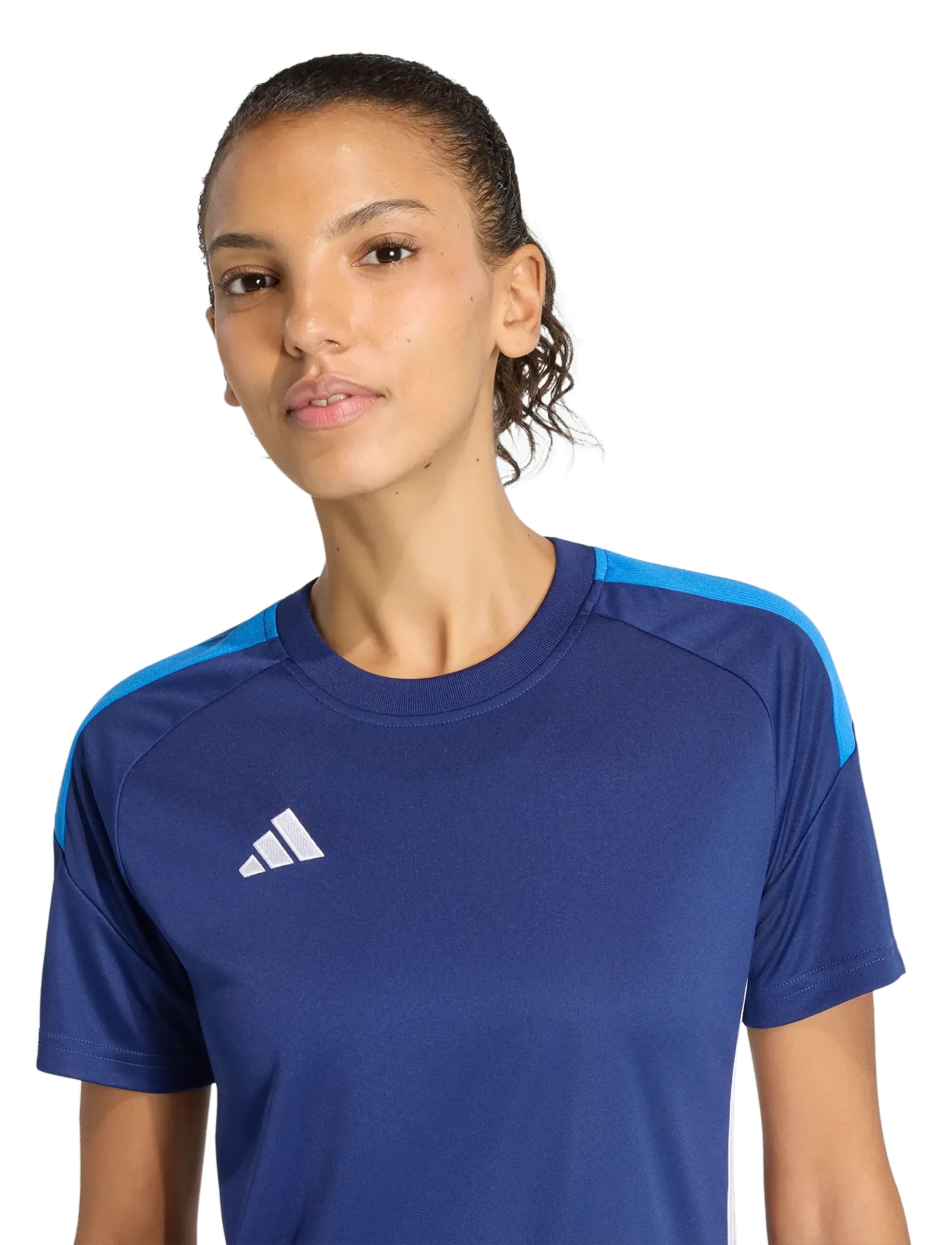 adidas Performance - TIRO ES JSY W - alussärgid ja t-särgid - dkblue/broyal/white - 4