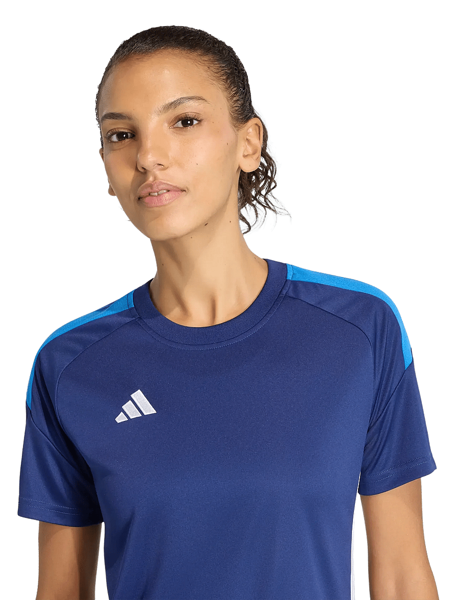 adidas Performance - TIRO ES JSY W - alussärgid ja t-särgid - dkblue/broyal/white - 4