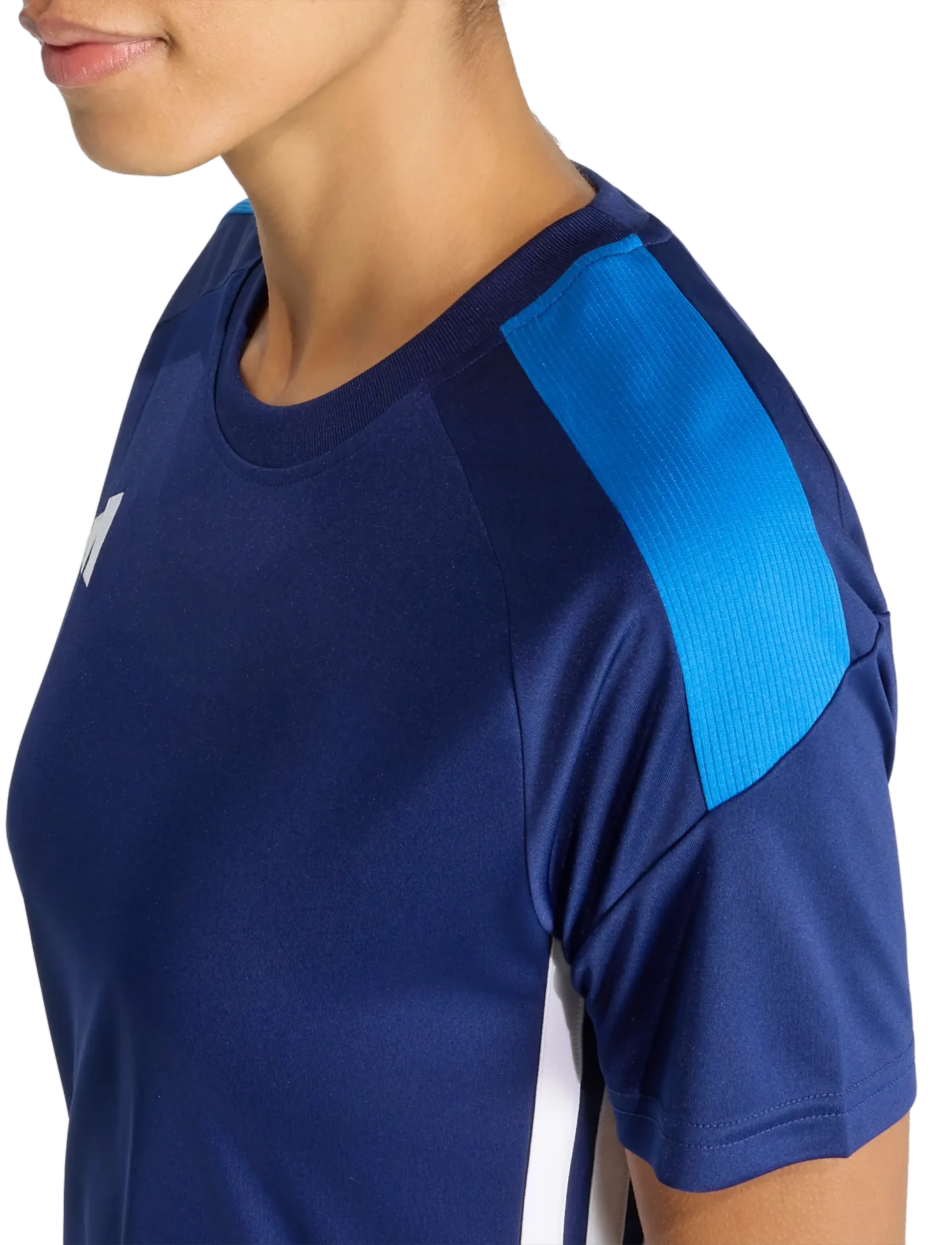 adidas Performance - TIRO ES JSY W - alussärgid ja t-särgid - dkblue/broyal/white - 5