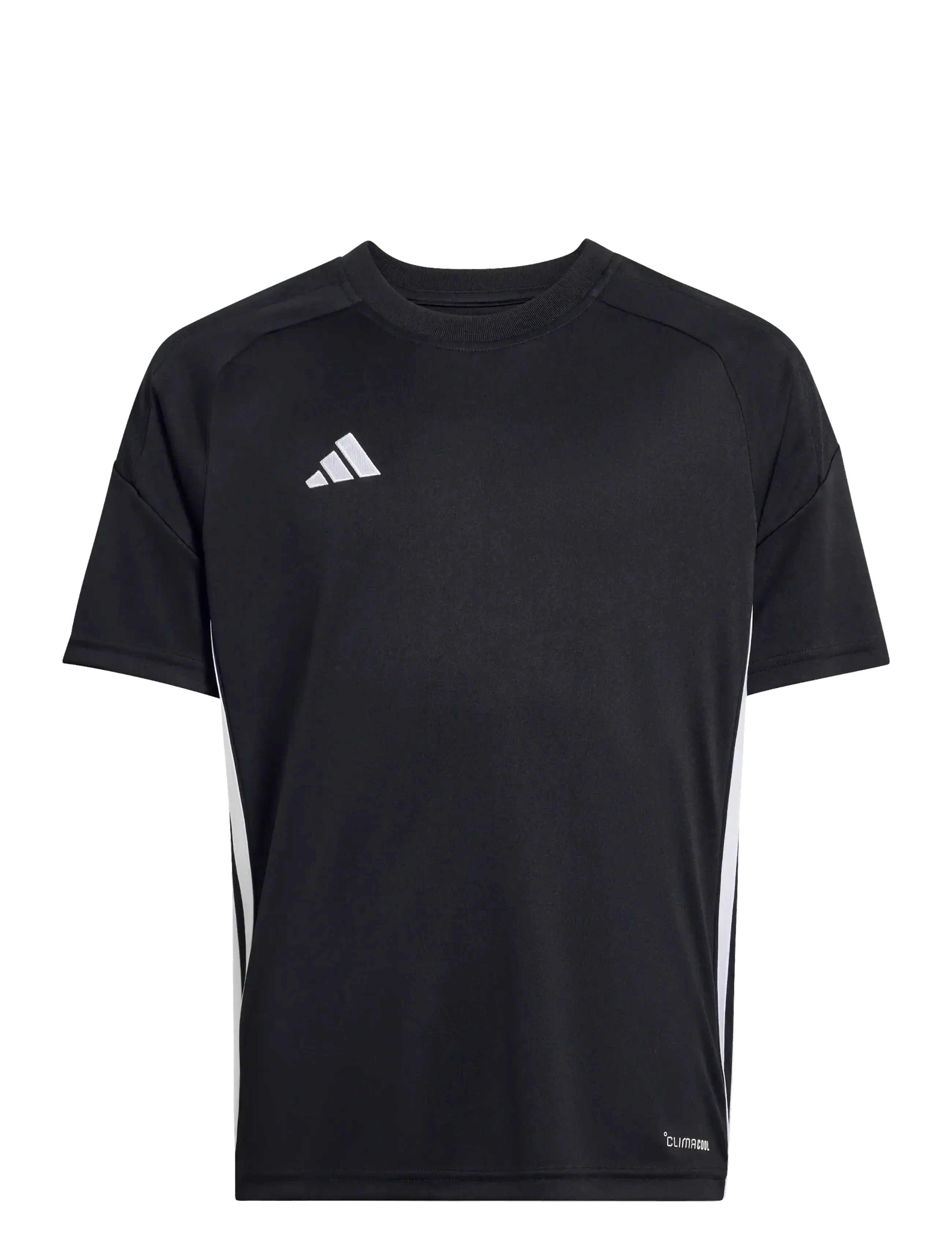 adidas Performance TIRO ES JSY Y - T-Shirts - BLACK/BLACK/WHITE / black