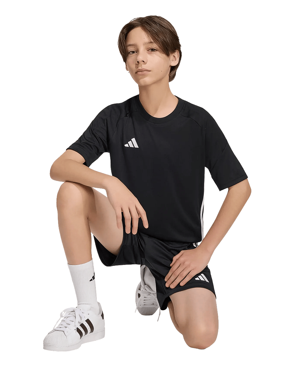 adidas Performance - TIRO ES JSY Y - sportoberteile - black/black/white - 0