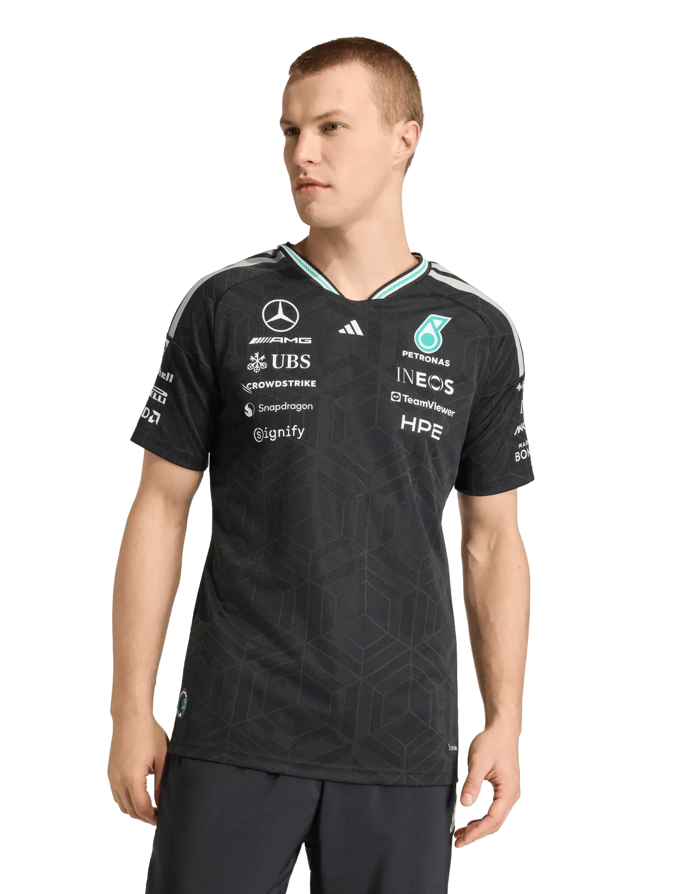 adidas Performance MER DR JSY AM - T-shirts - BLACK / black