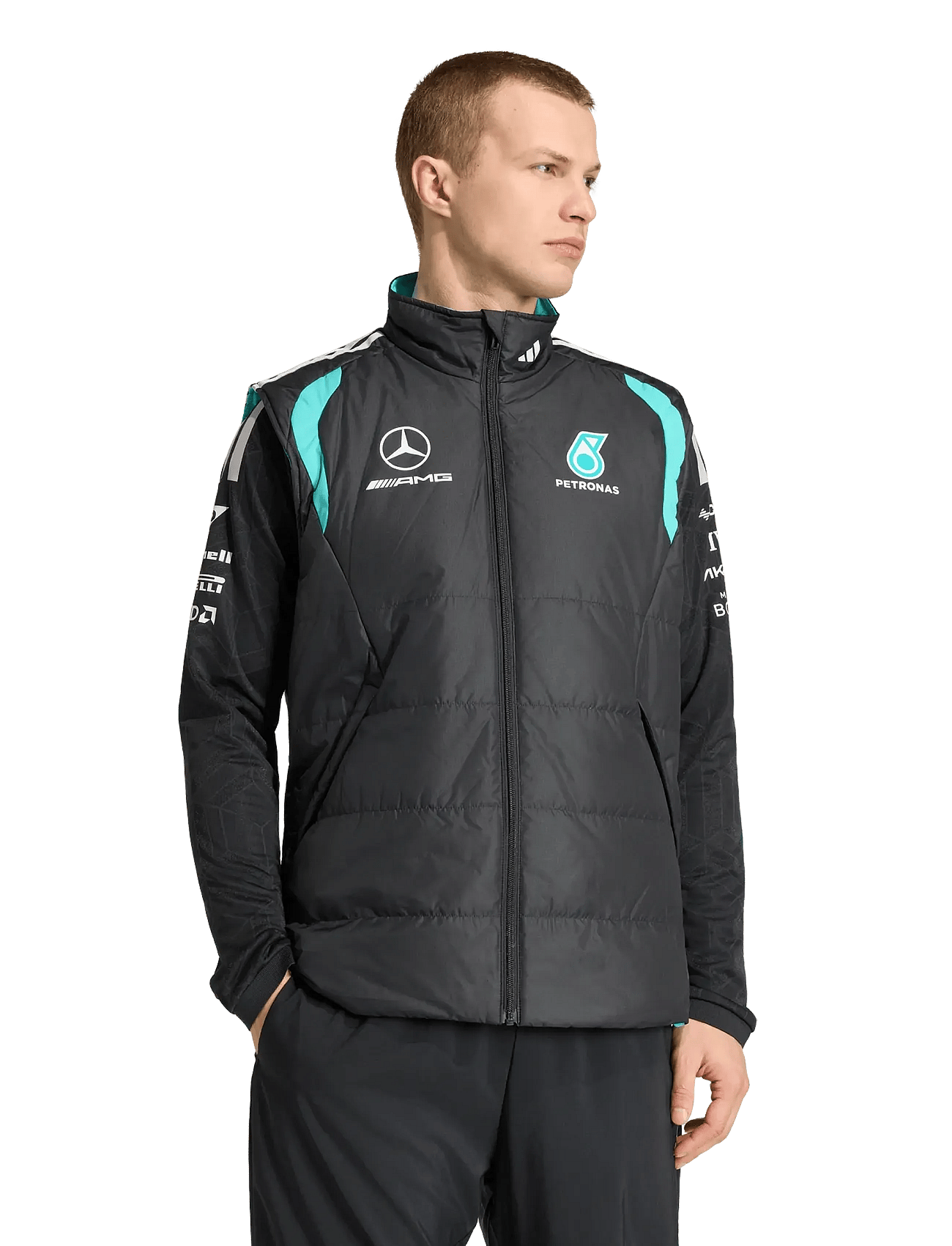 MER MC VEST M - BLACK/GRETWO
