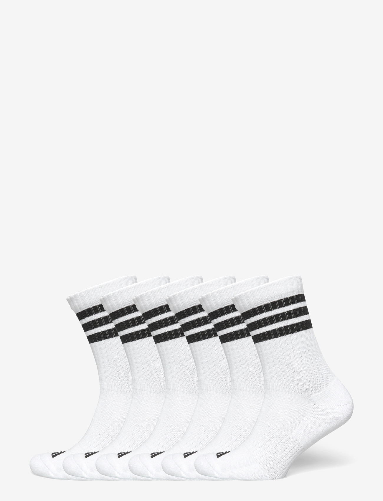 adidas Performance - 3S ESS C CRW 6P - träningsstrumpor - white/black/black - 0