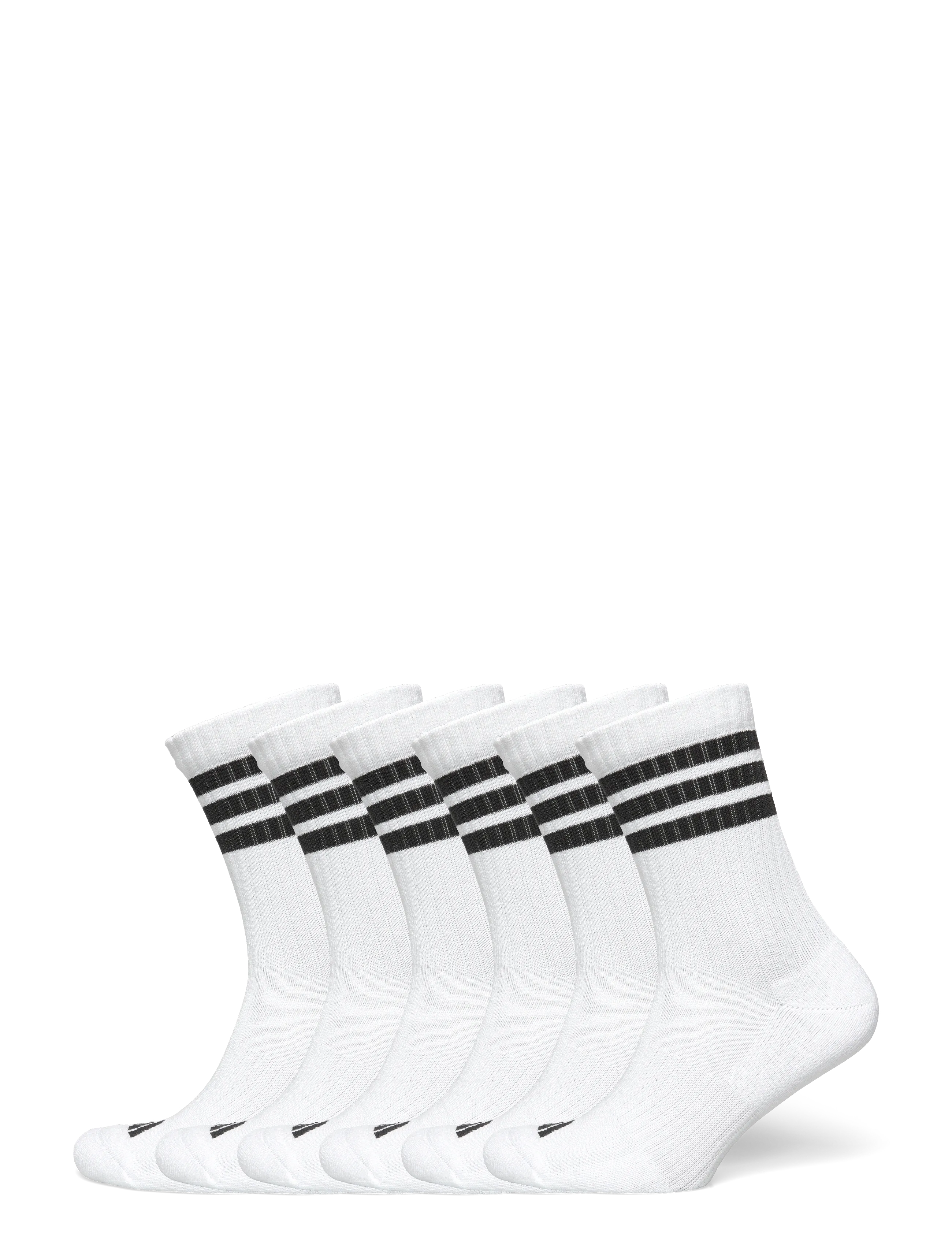 adidas Performance 3S ESS C CRW 6P - Underbukser - WHITE/BLACK/BLACK / white