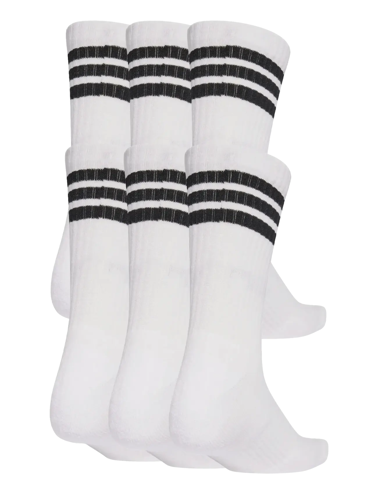 adidas Performance - 3S ESS C CRW 6P - träningsstrumpor - white/black/black - 1