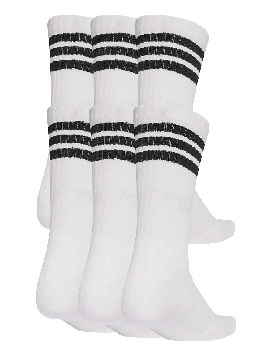 adidas Performance - 3S ESS C CRW 6P - spordisokid - white/black/black - 1