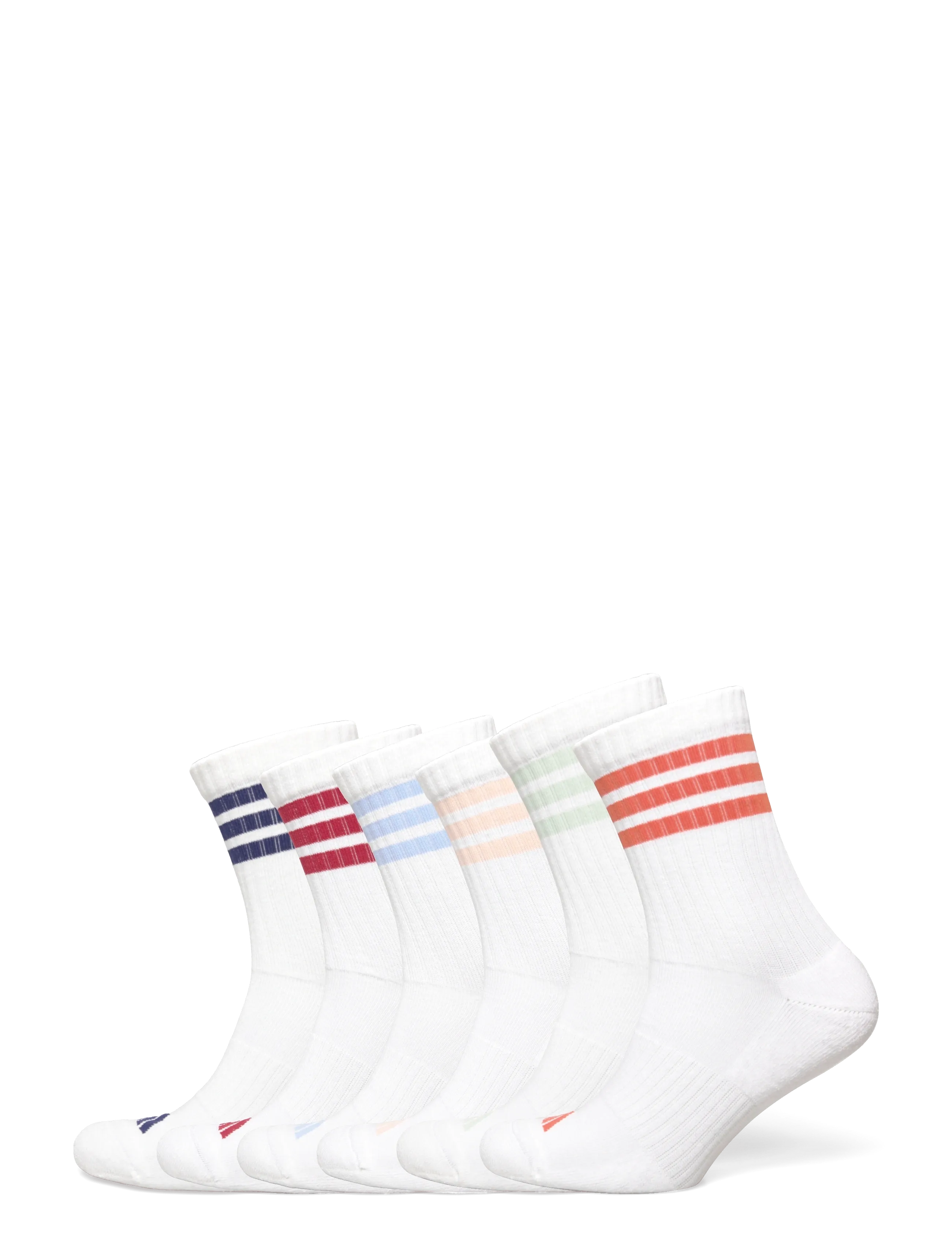 adidas Performance 3S ESS C CRW 6P - Unterhosen - WHITE/ACTMAR/FOXORA/D / white