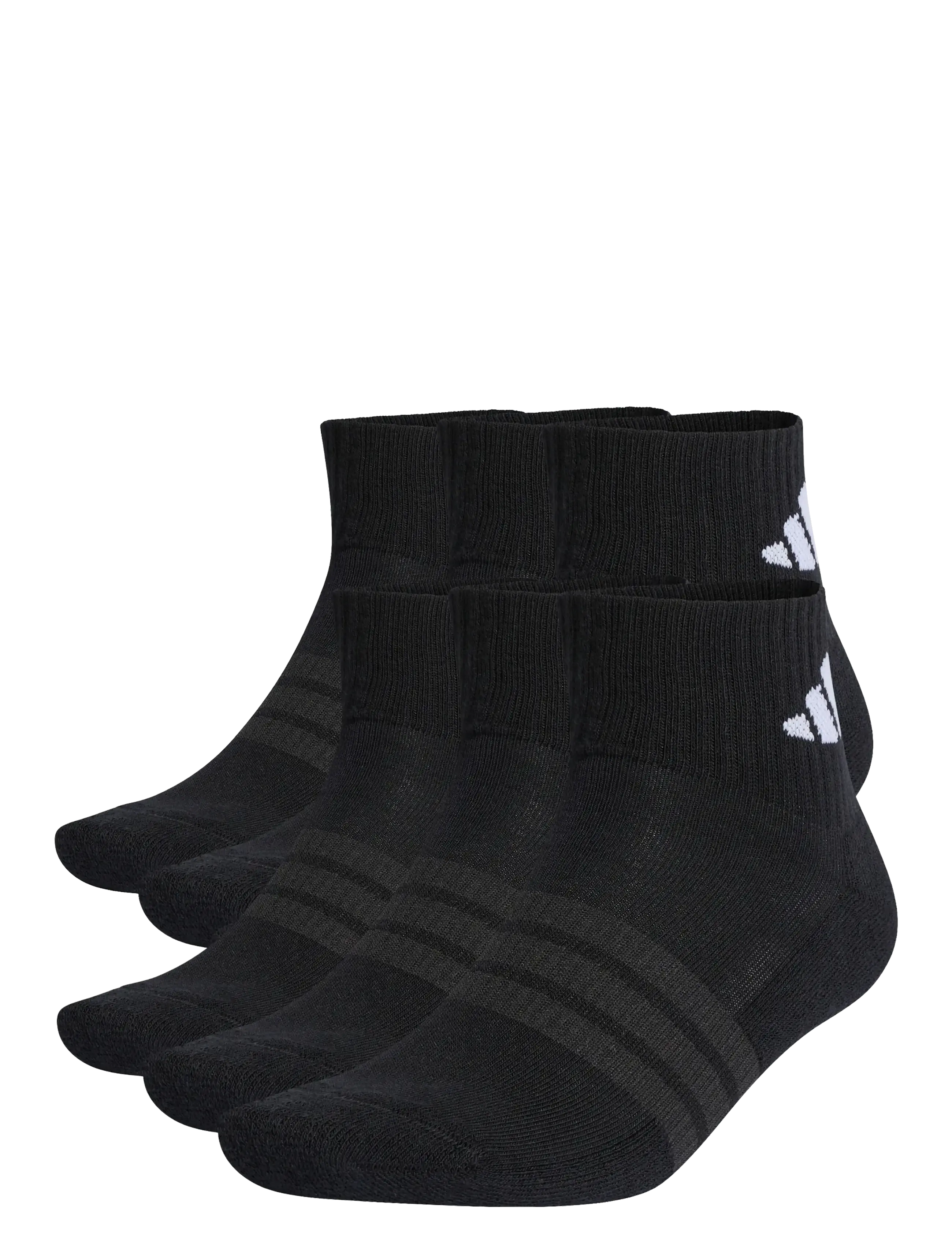 adidas Performance C ESS ANK 6PP - Clothing - BLACK/BLACK/WHITE / black