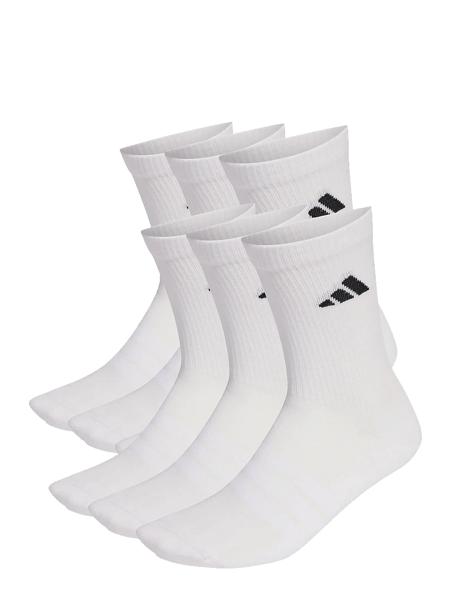adidas Performance - C ESS CRW 6PP - strümpfe - white/white/black - 1