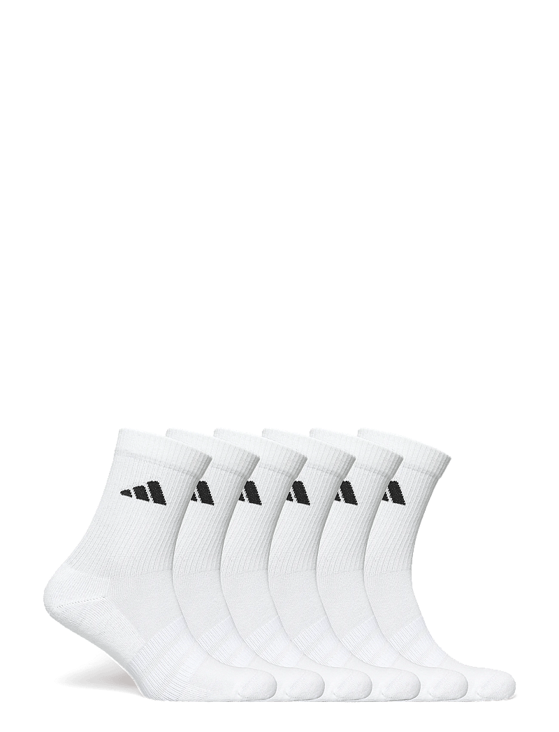 adidas Performance - C ESS CRW 6PP - strümpfe - white/white/black - 4