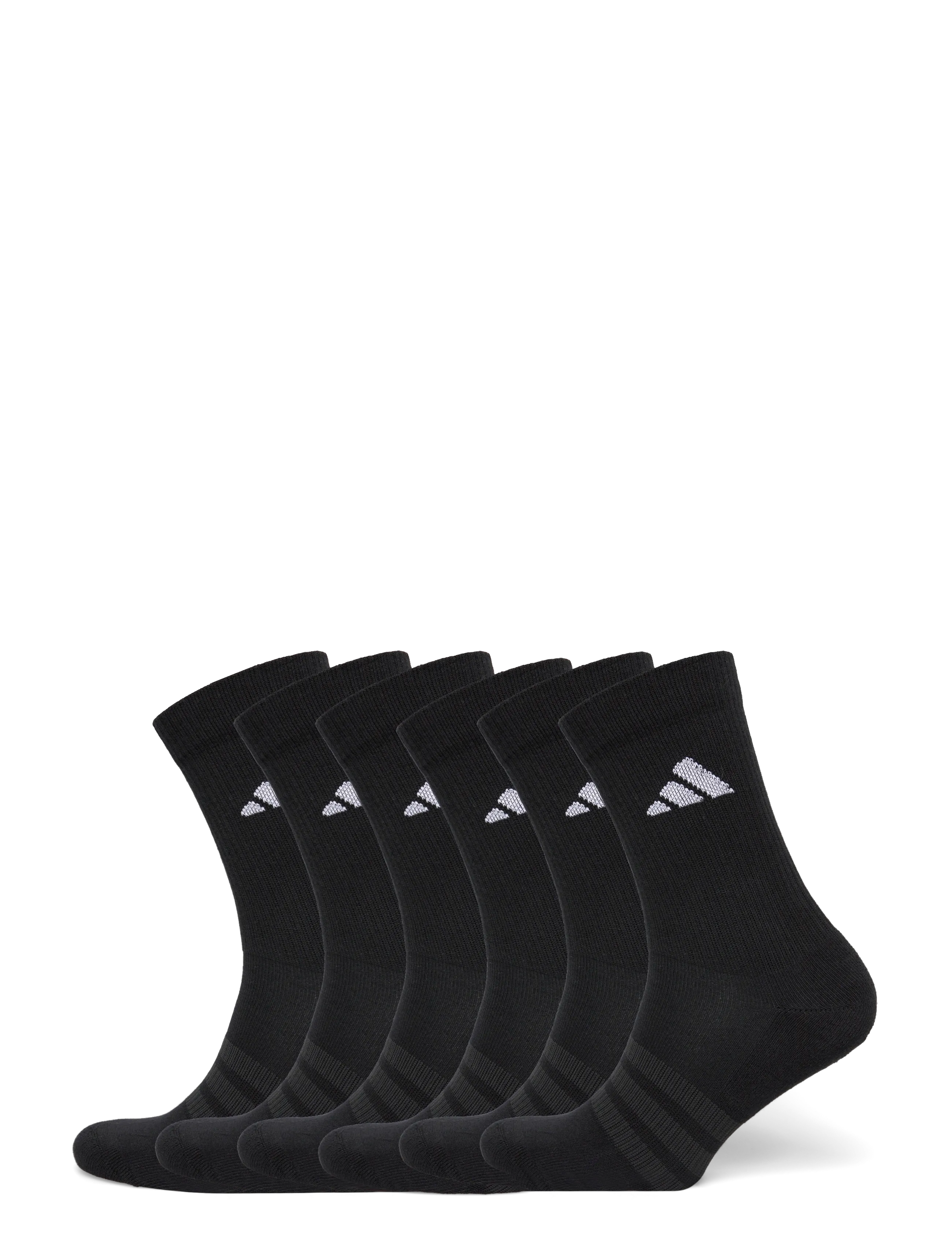 adidas Performance C ESS CRW 6PP - Strumpor - BLACK/BLACK/WHITE / black